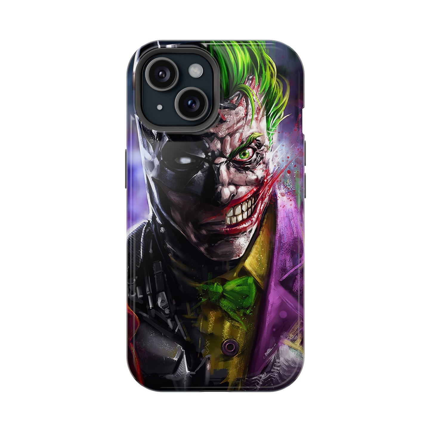 Joker Vs Bayman MagSafe® iPhone Tough Case Dual Layer Robust