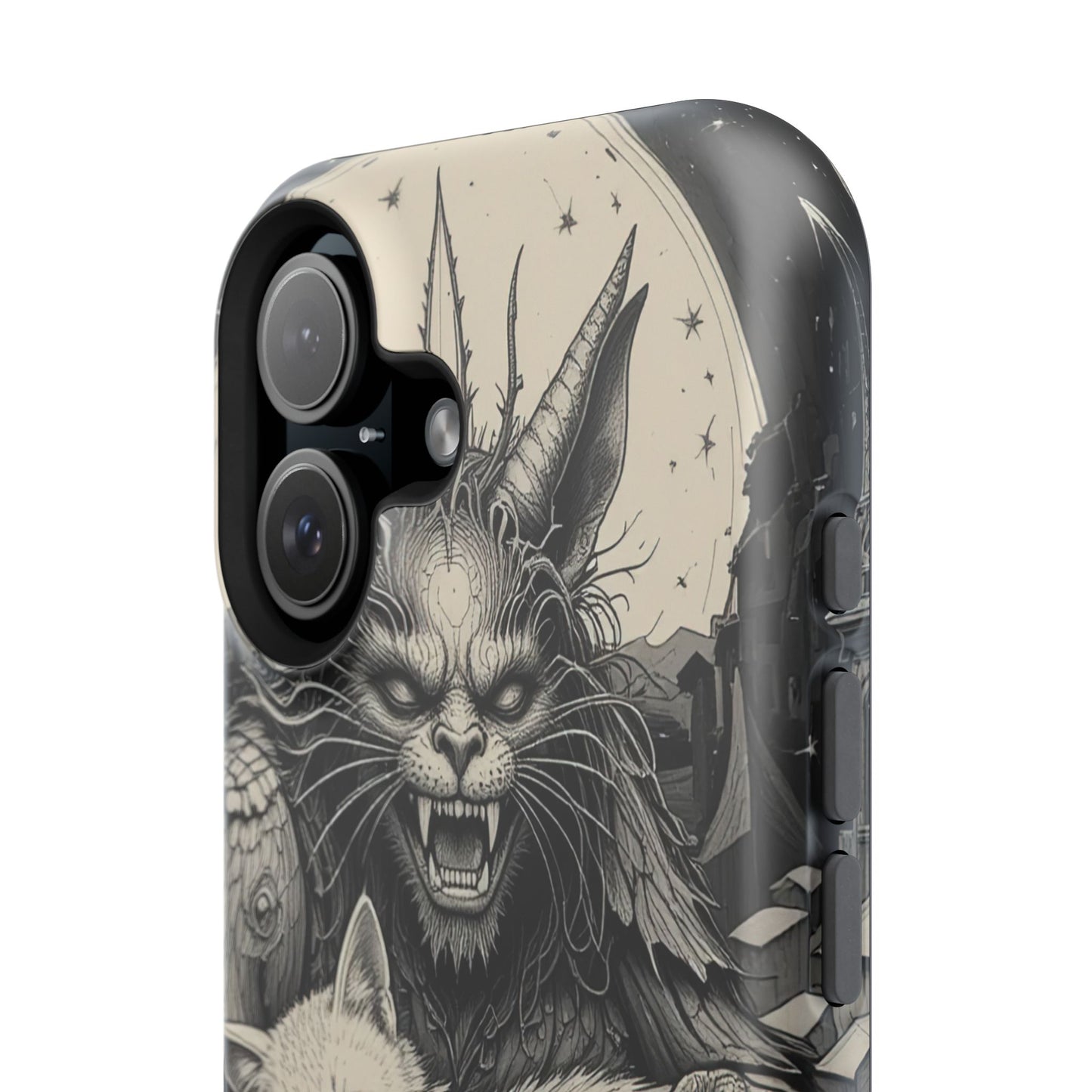 Demon's Cat MagSafe® iPhone Tough Case Dual Layer Robust