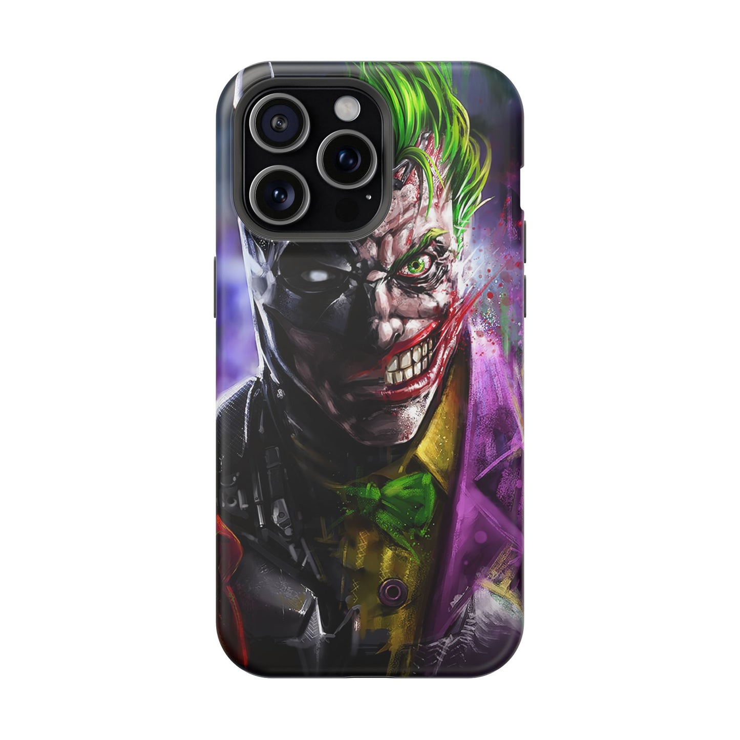 Joker Vs Bayman MagSafe® iPhone Tough Case Dual Layer Robust