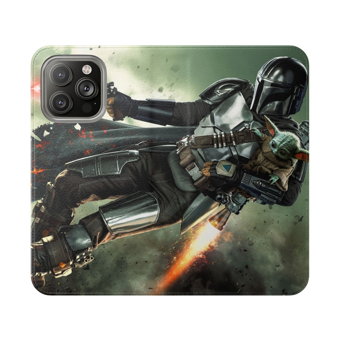 Mandalorian iPhone & Samsung Flip Case