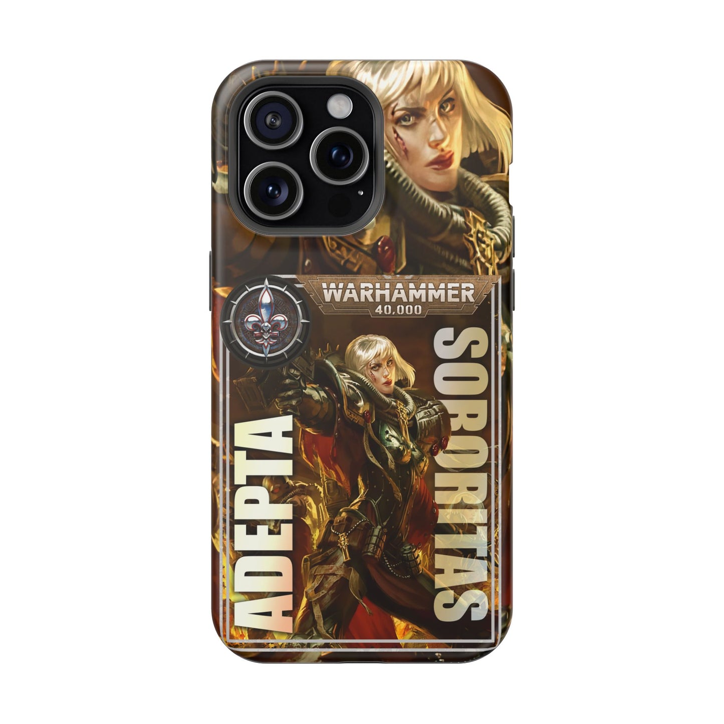 Warhammer Adepta Sororitas MagSafe® iPhone Tough Case Dual Layer Robust