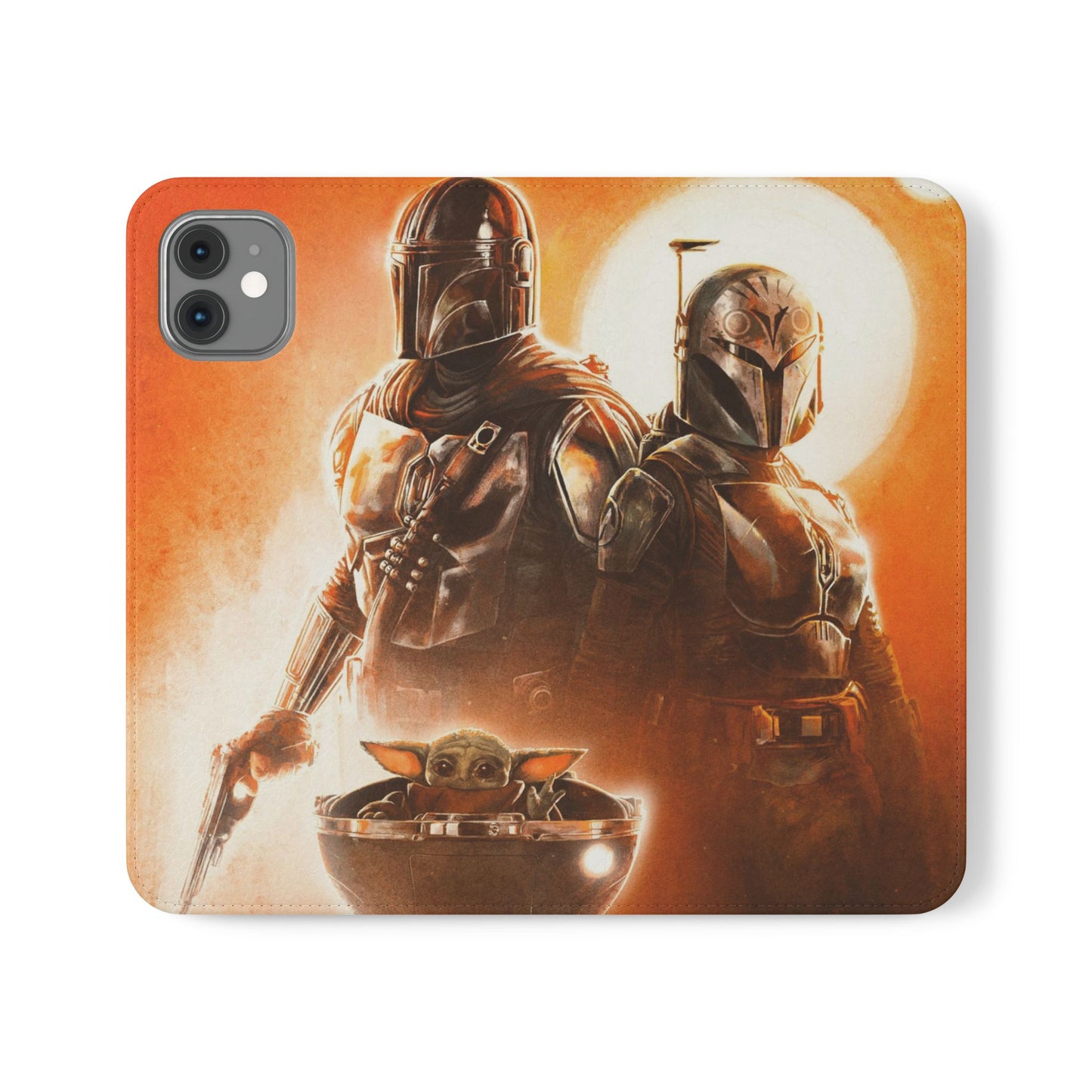 Mandalorian iPhone & Samsung Flip Case