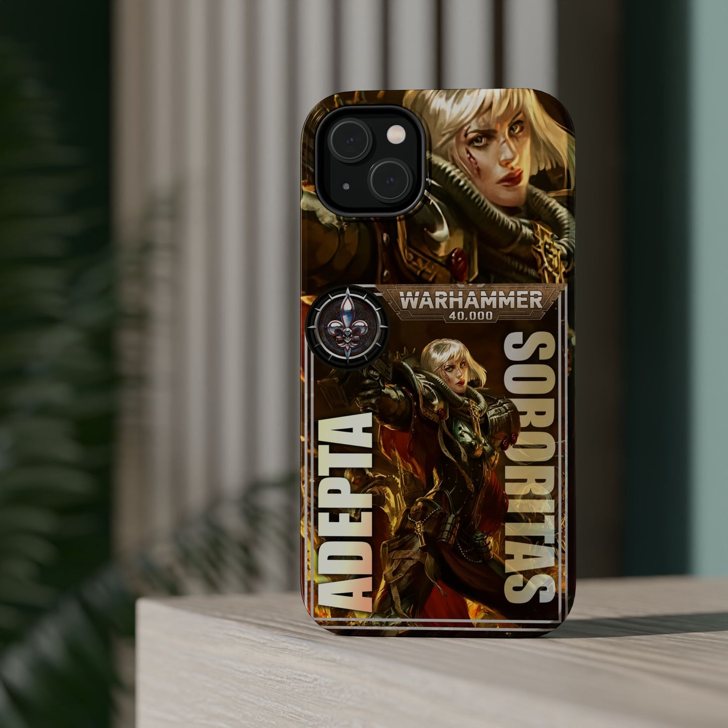 Warhammer Adepta Sororitas MagSafe® iPhone Tough Case Dual Layer Robust