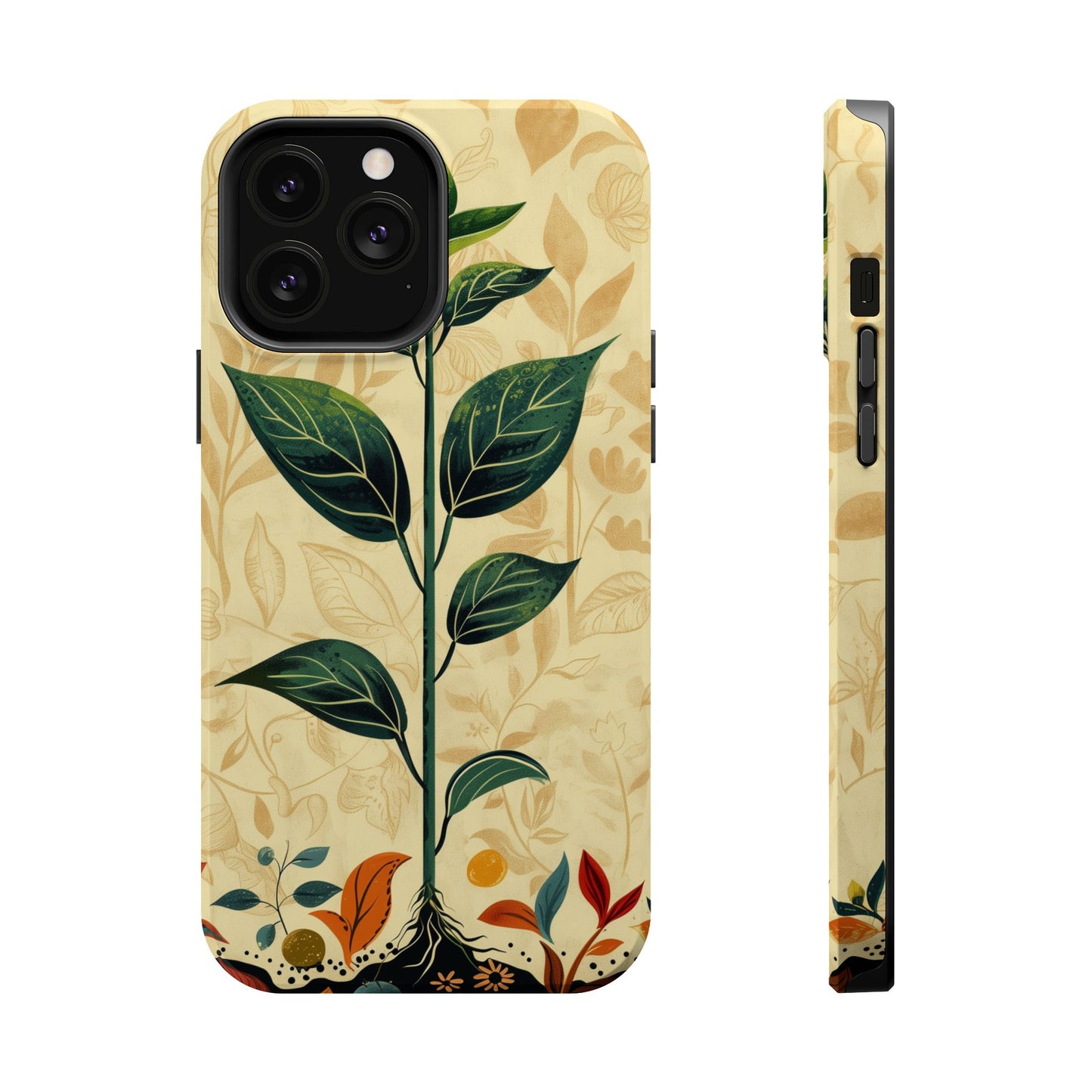 Plant Nature MagSafe® iPhone Tough Case Dual Layer Robust