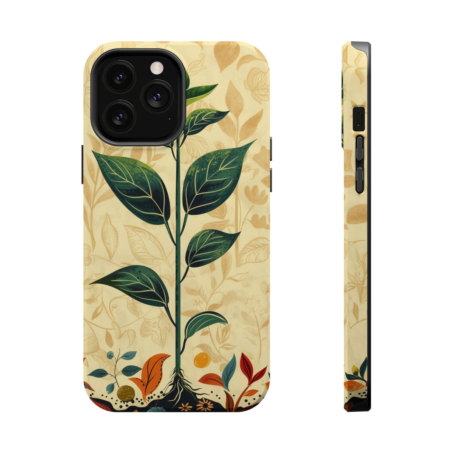 Plant Nature MagSafe® iPhone Tough Case Dual Layer Robust