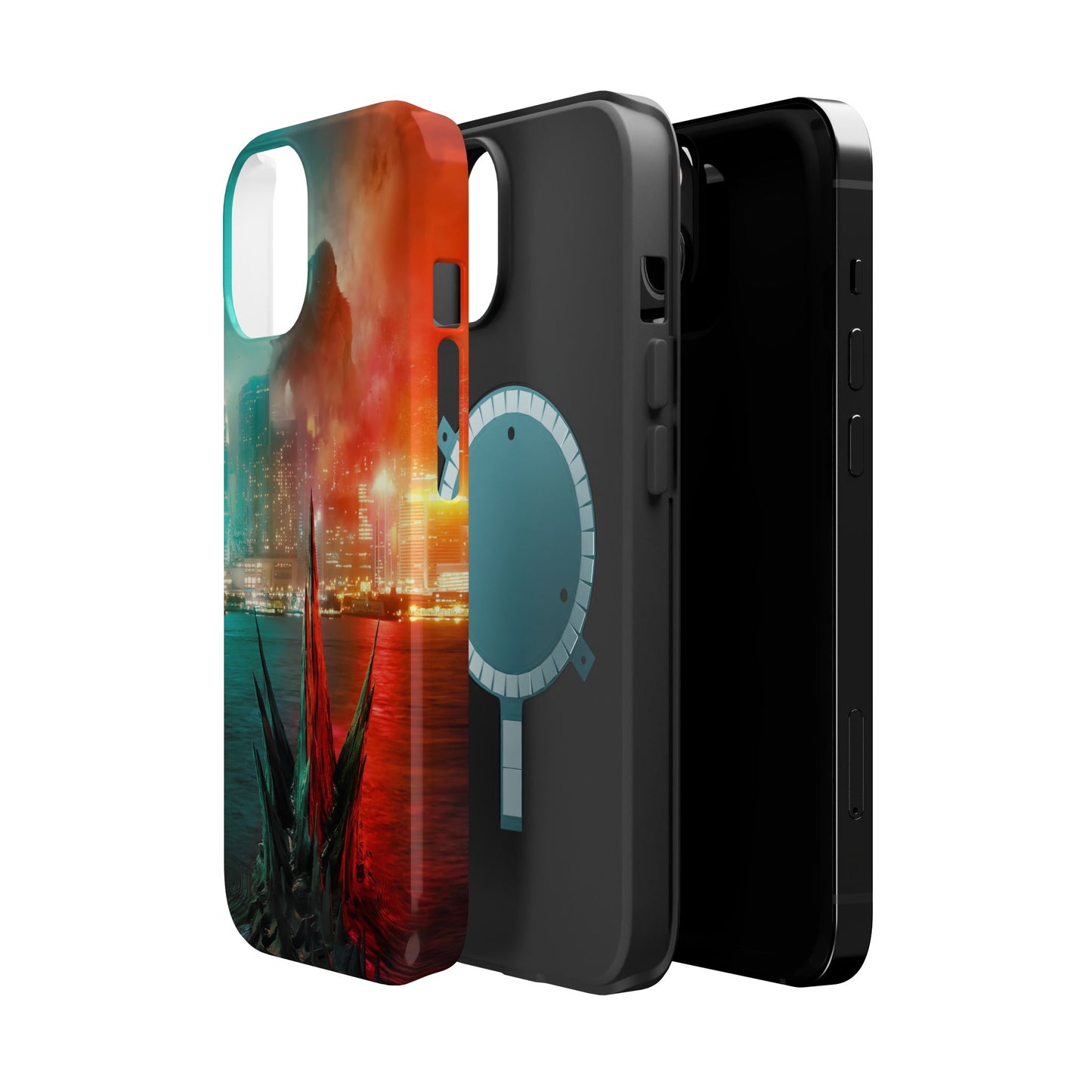 Godzilla Vs Kong MagSafe® iPhone Tough Case Dual Layer Robust
