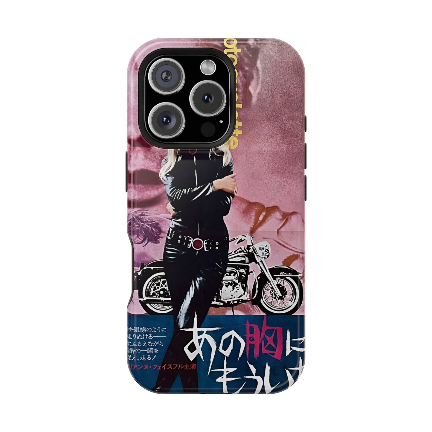 The Girl on a Motorcycle MagSafe® iPhone Tough Case Dual Layer Robust