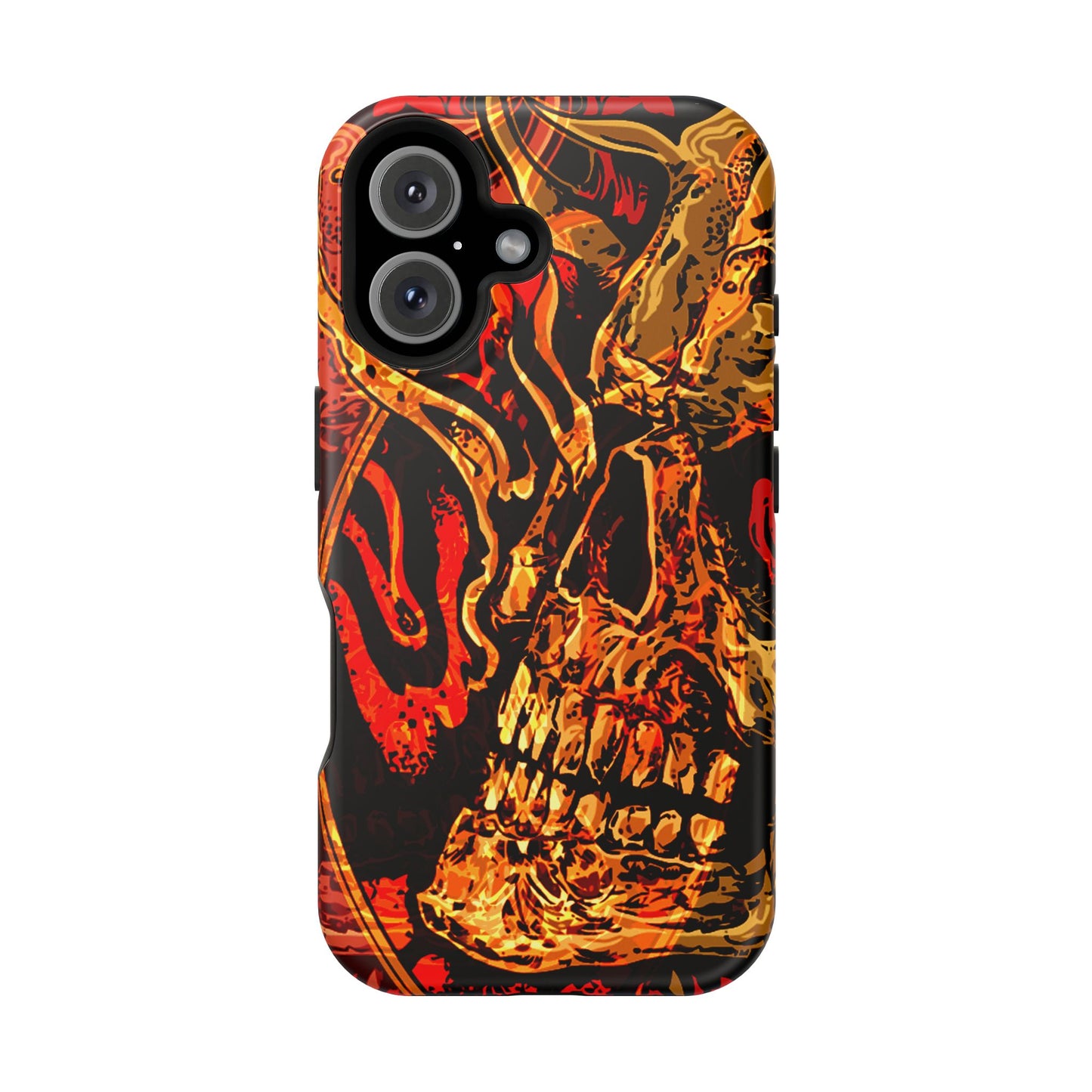 Skull Art MagSafe® iPhone Tough Case Dual Layer Robust