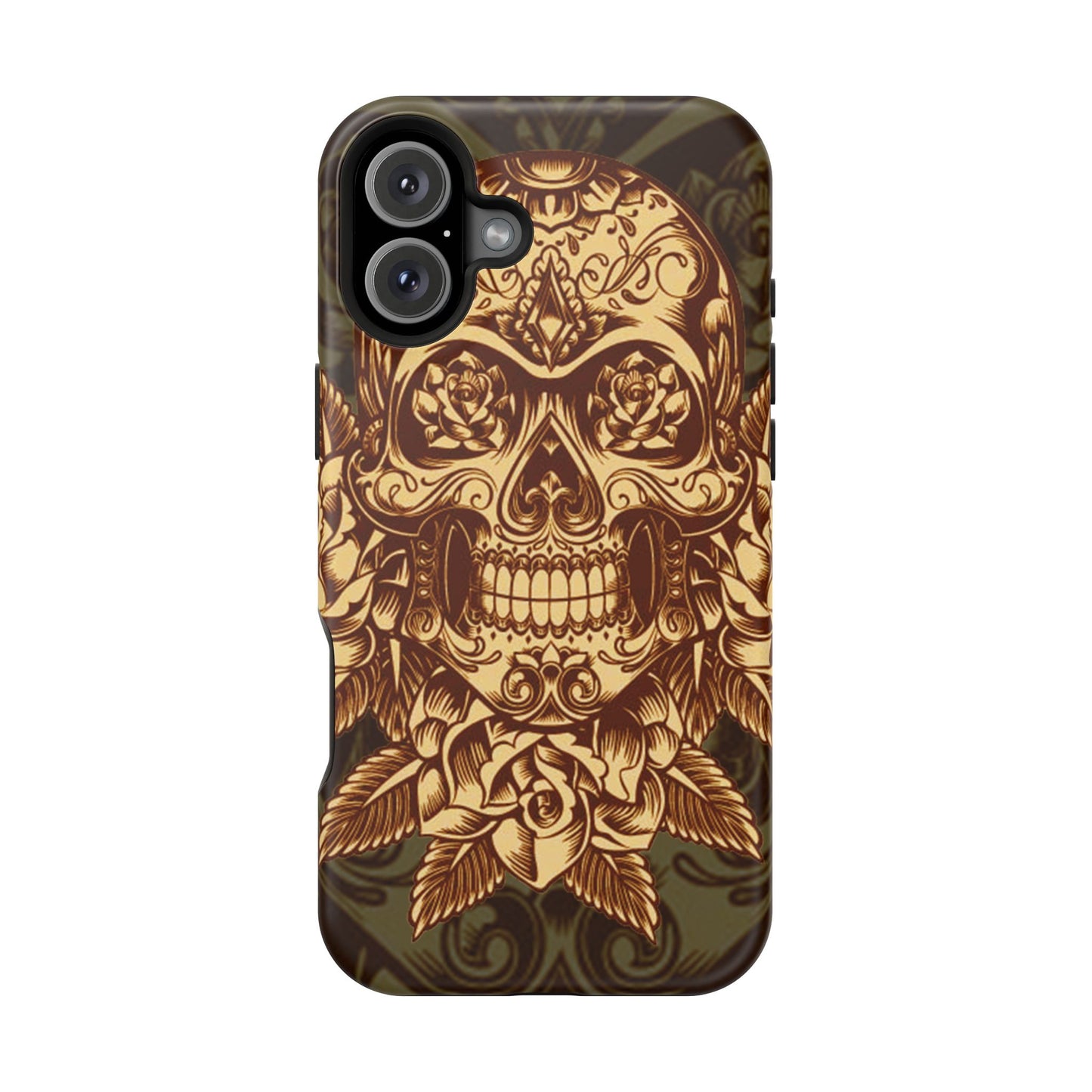 Skull Art MagSafe® iPhone Tough Case Dual Layer Robust