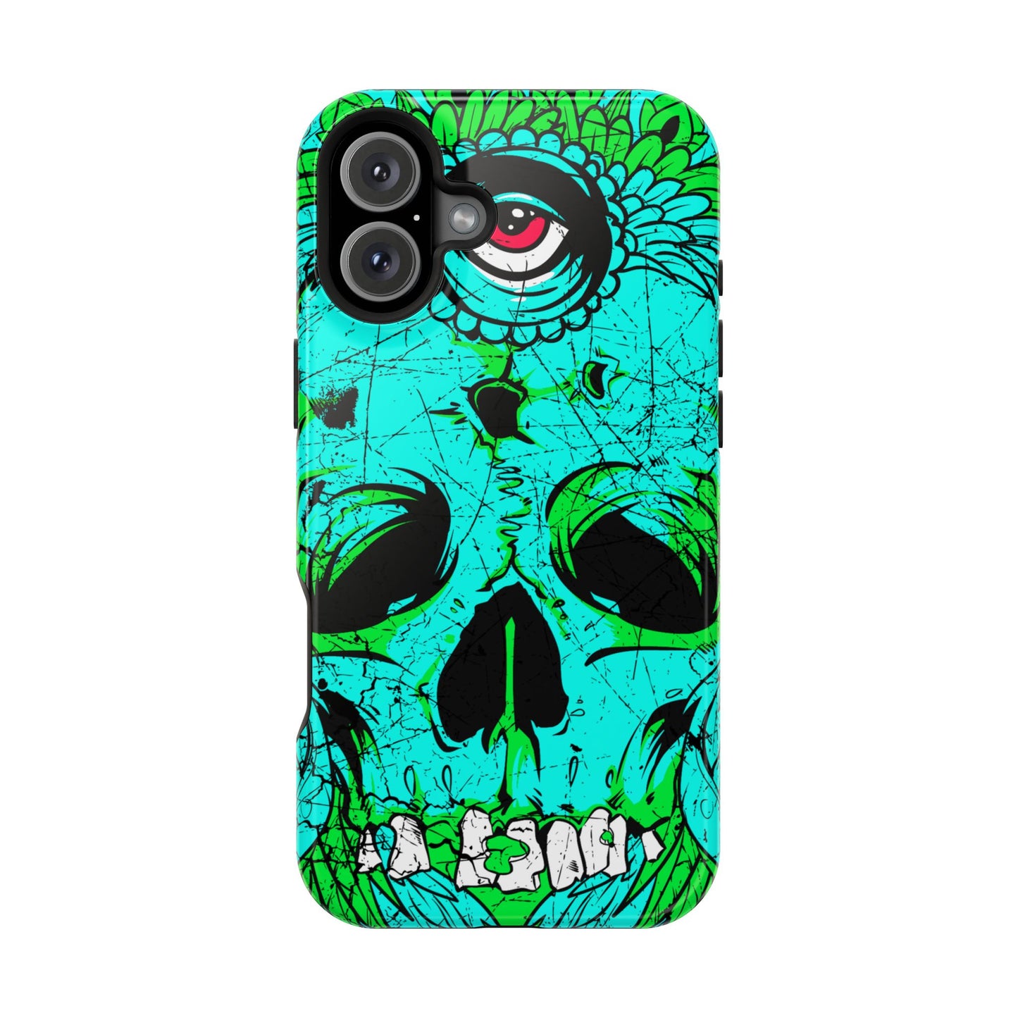 Skull Art MagSafe® iPhone Tough Case Dual Layer Robust