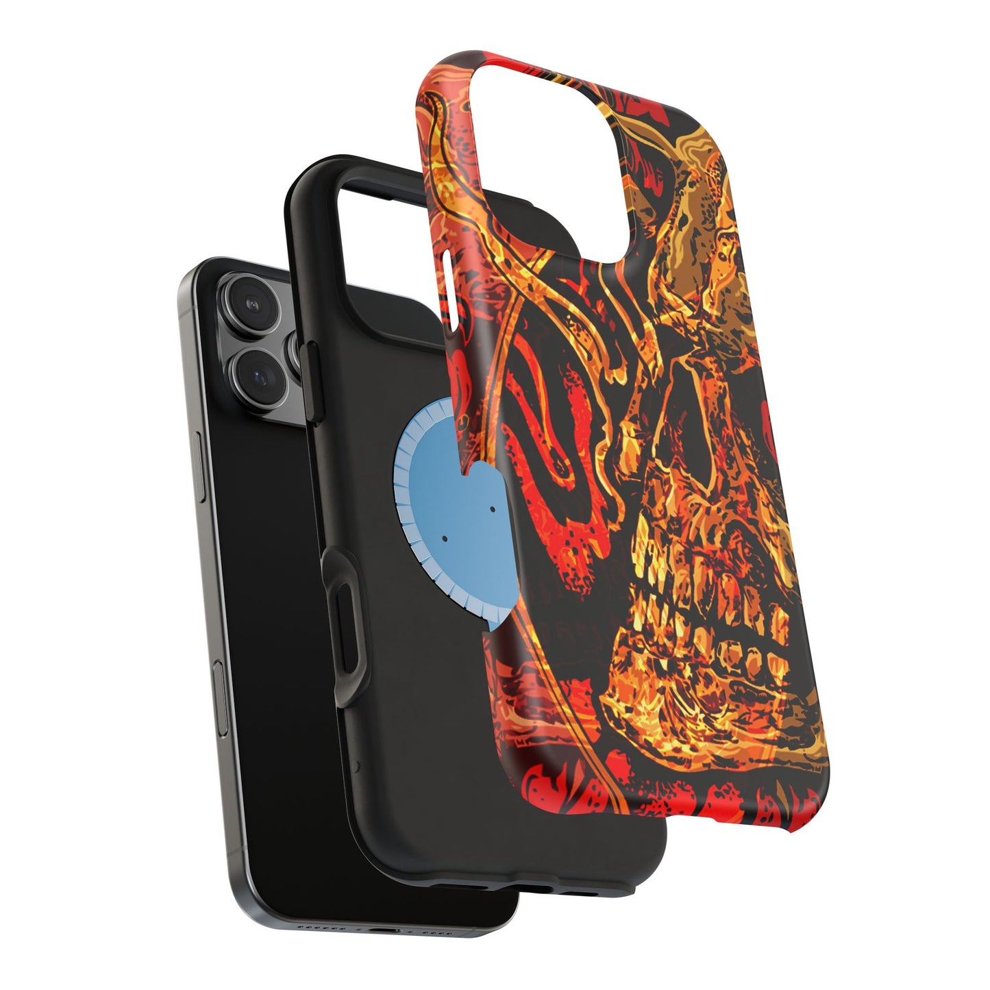 Skull Art MagSafe® iPhone Tough Case Dual Layer Robust