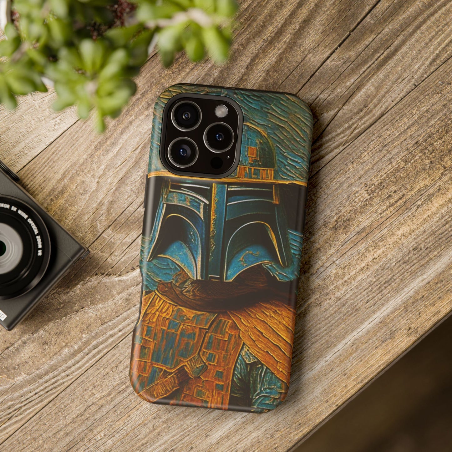 Mandalorian Art MagSafe® iPhone Tough Case Dual Layer Robust