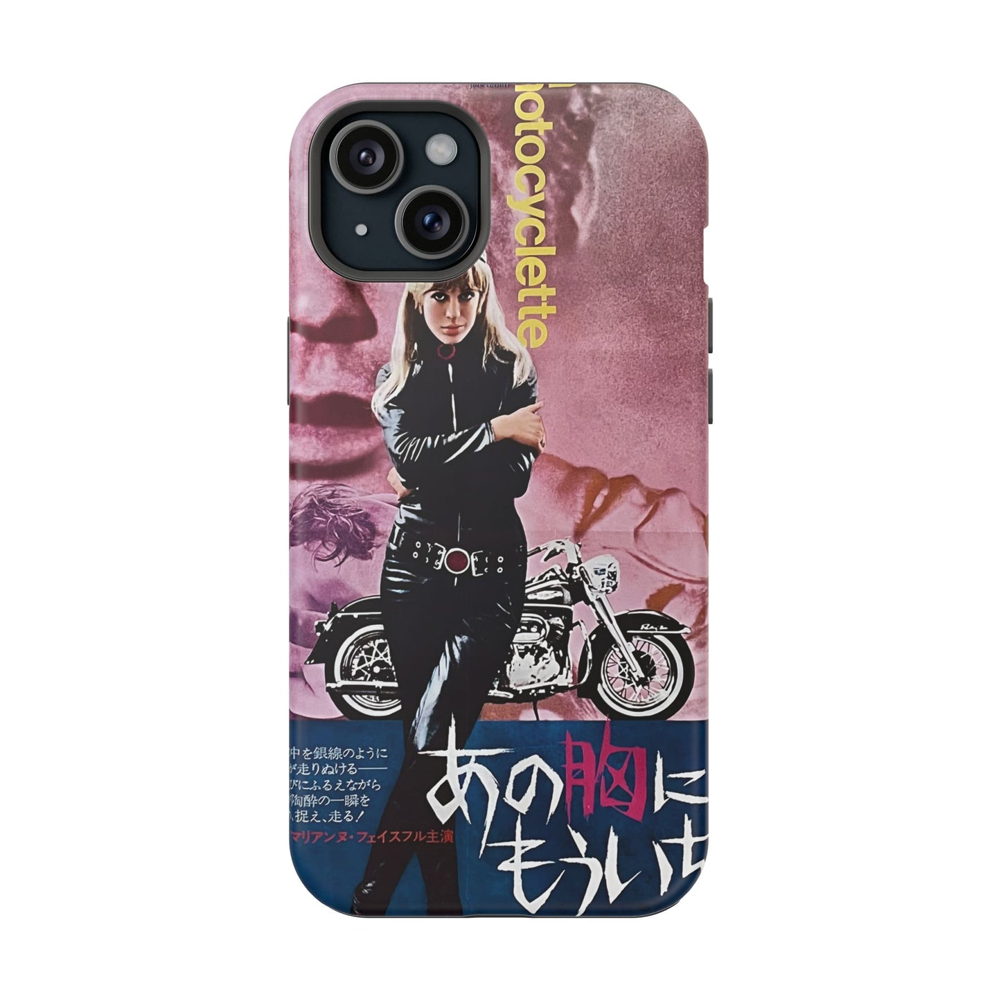 Girl on a Motorcycle MagSafe® iPhone Tough Case Dual Layer Robust