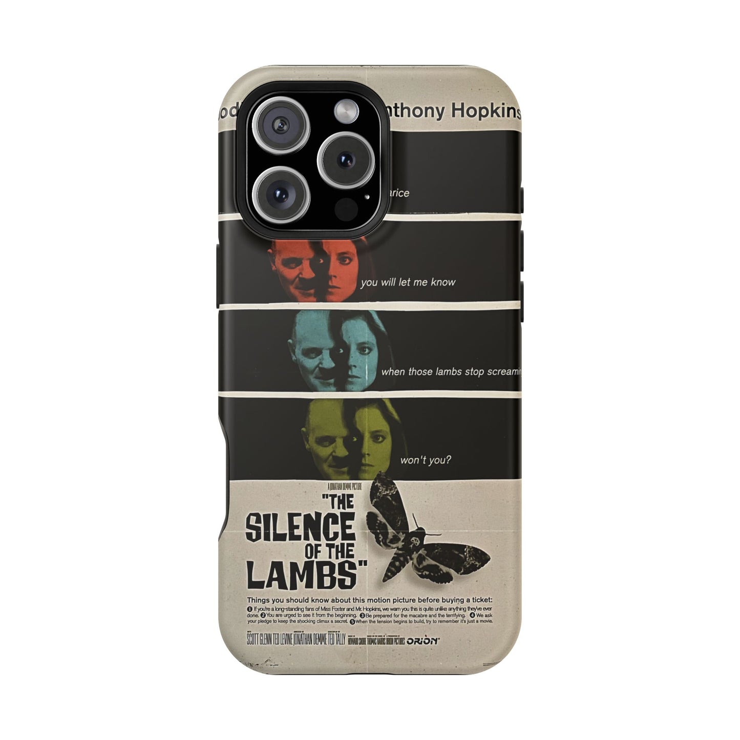 Silence of the Lambs MagSafe® iPhone Tough Case Dual Layer Robust