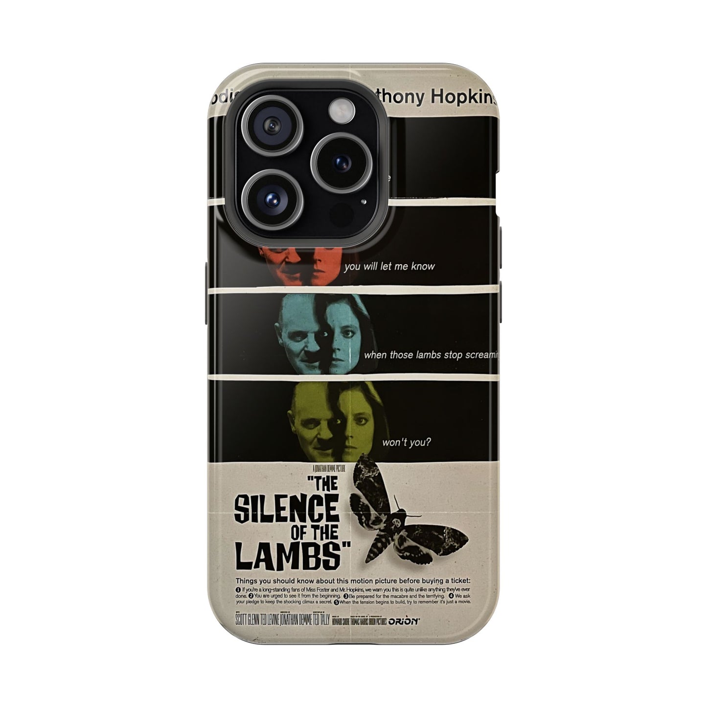 Silence of the Lambs MagSafe® iPhone Tough Case Dual Layer Robust