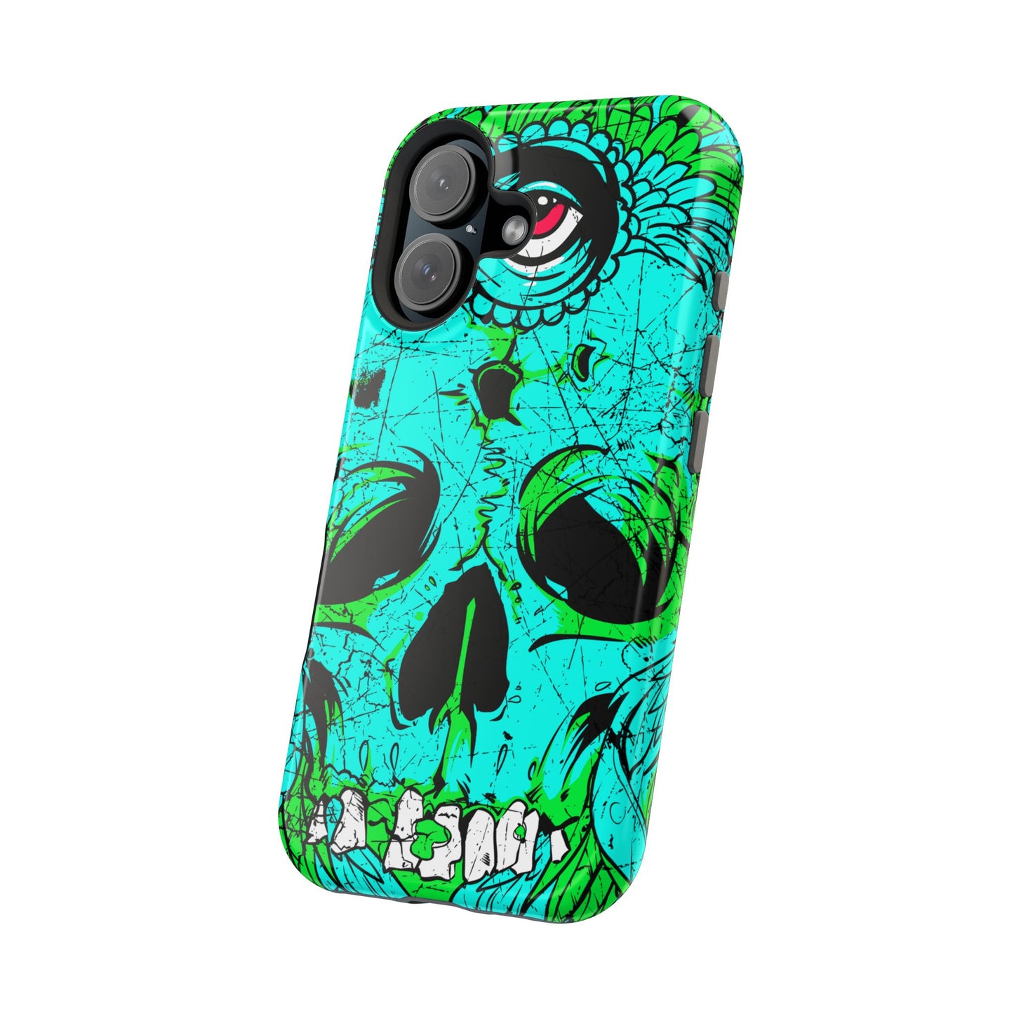 Skull Art MagSafe® iPhone Tough Case Dual Layer Robust