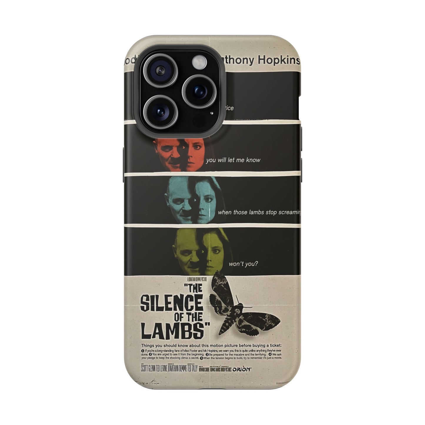 Silence of the Lambs MagSafe® iPhone Tough Case Dual Layer Robust