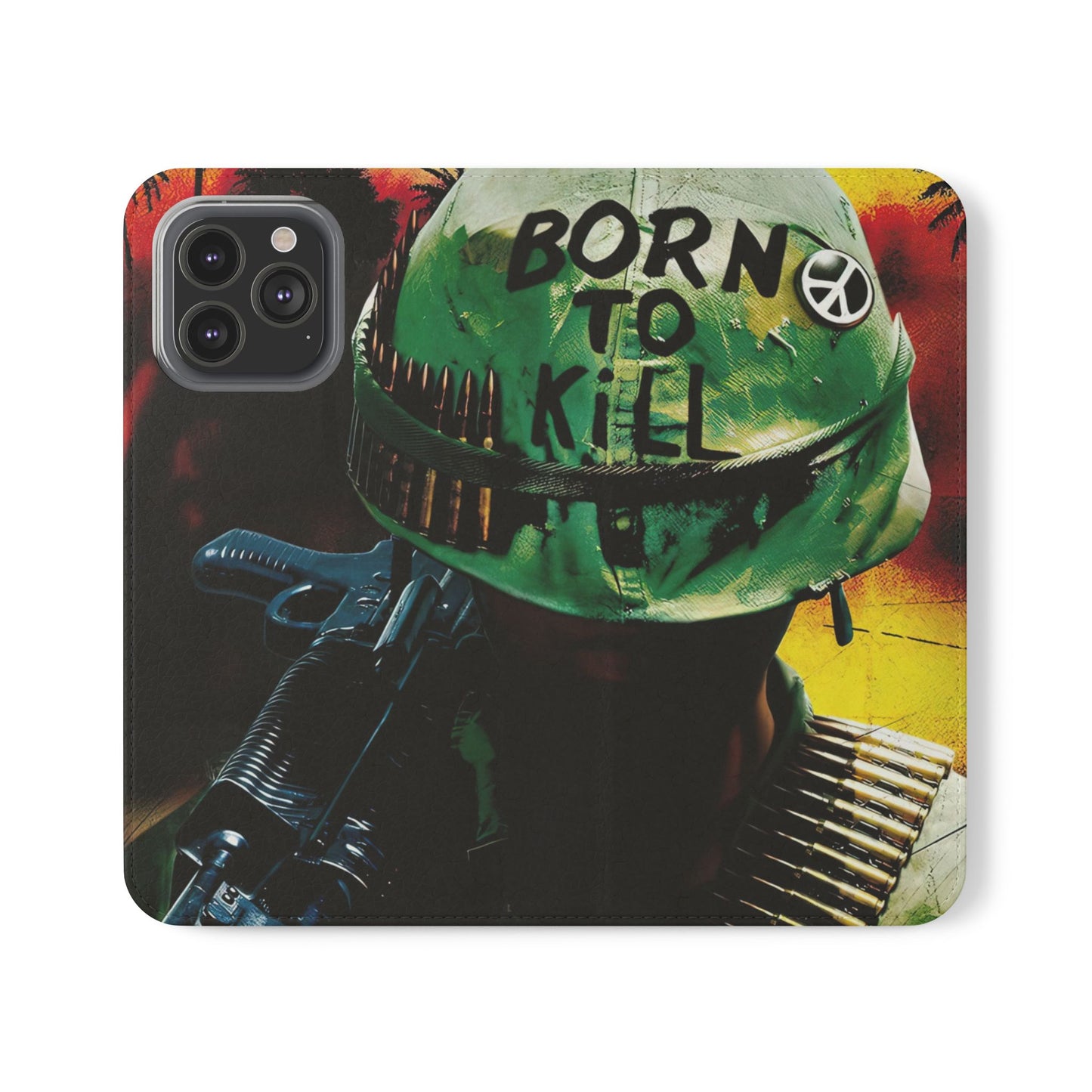 Full Metal Jacket Flip Case for iPhone & Samsung | PhoneMags