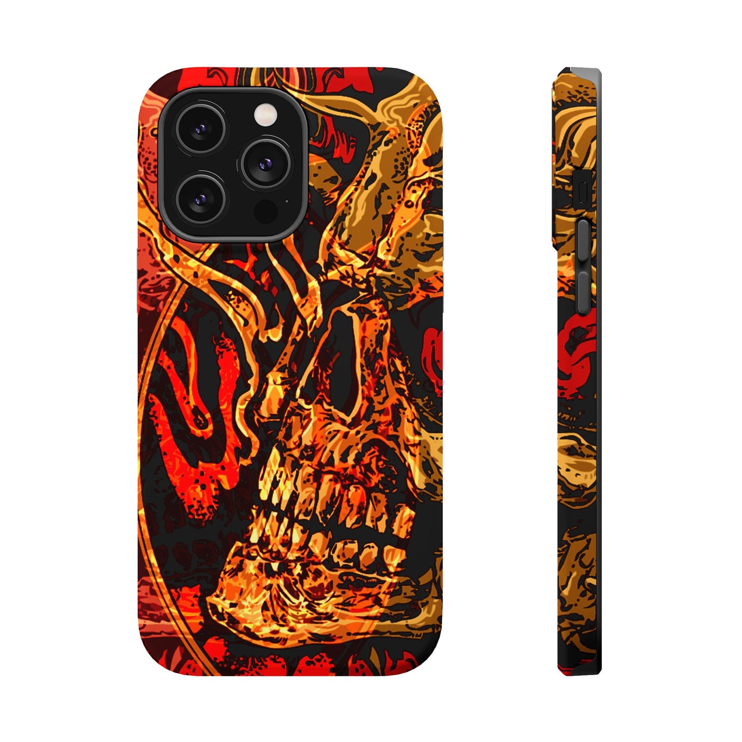 Skull Art MagSafe® iPhone Tough Case Dual Layer Robust