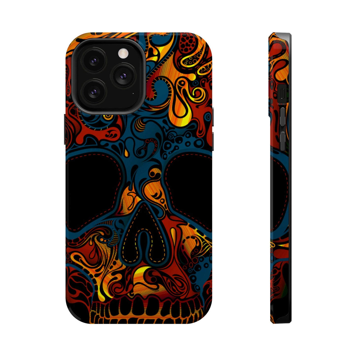 Skull Art MagSafe® iPhone Tough Case Dual Layer Robust