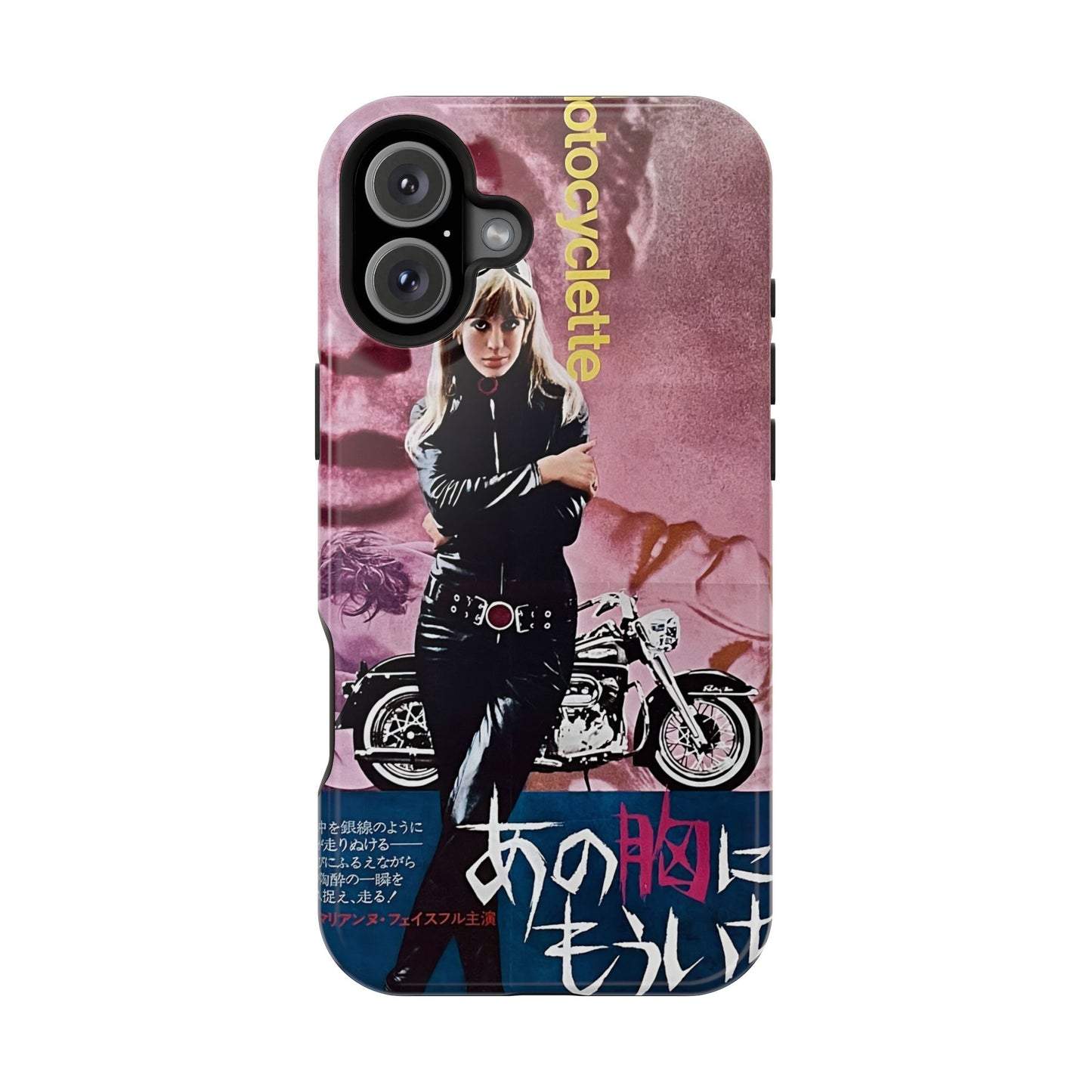 Girl on a Motorcycle MagSafe® iPhone Tough Case Dual Layer Robust