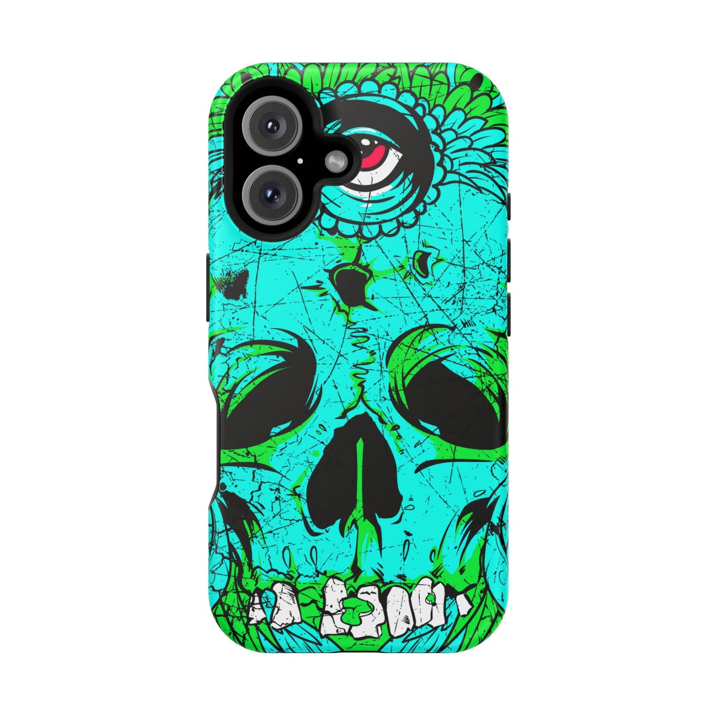 Skull Art MagSafe® iPhone Tough Case Dual Layer Robust