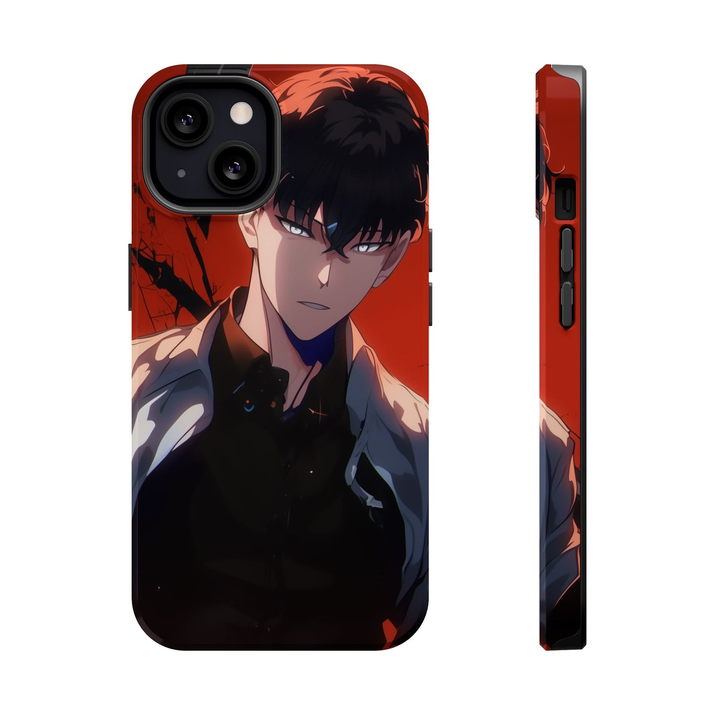 Sl Anime MagSafe® iPhone Tough Case Dual Layer Robust