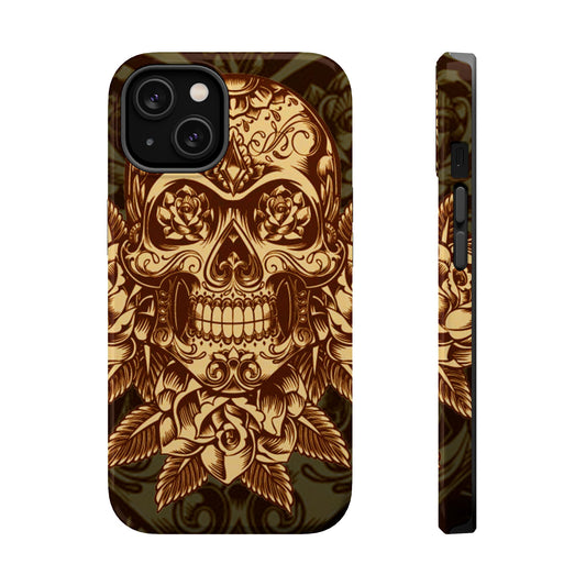 Skull Art MagSafe® iPhone Tough Case Dual Layer Robust