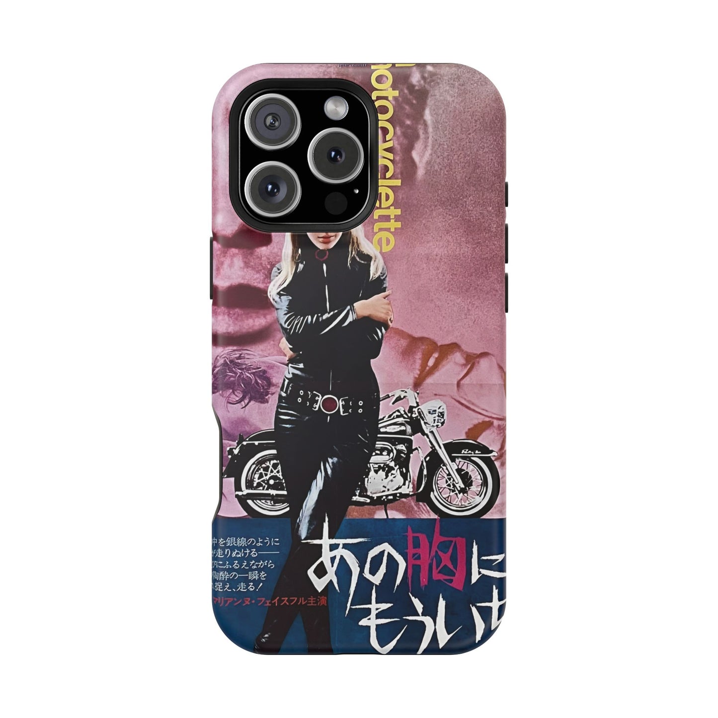 Girl on a Motorcycle MagSafe® iPhone Tough Case Dual Layer Robust