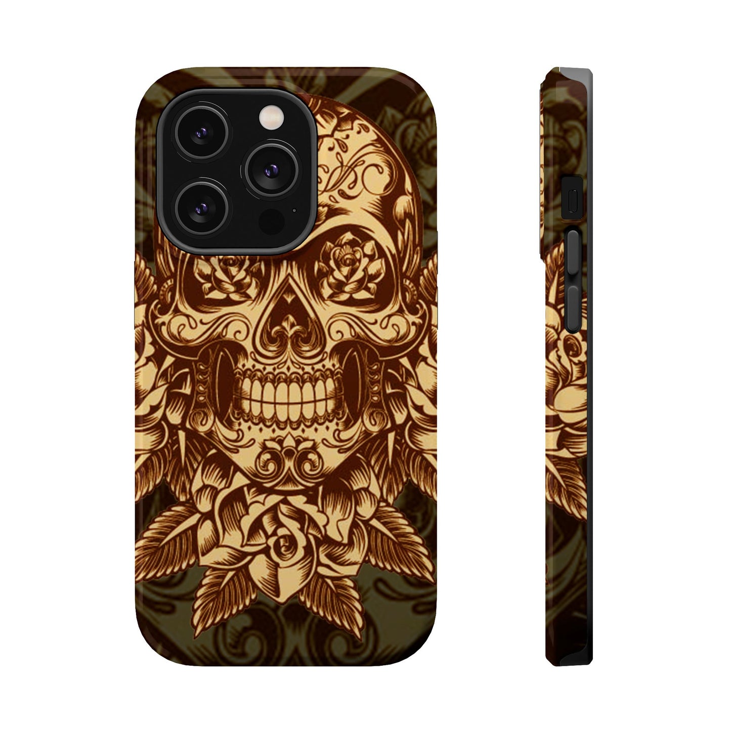 Skull Art MagSafe® iPhone Tough Case Dual Layer Robust