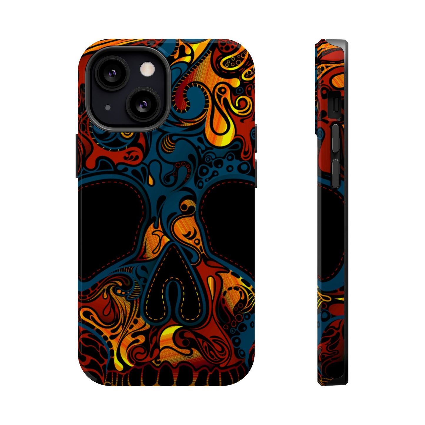 Skull Art MagSafe® iPhone Tough Case Dual Layer Robust