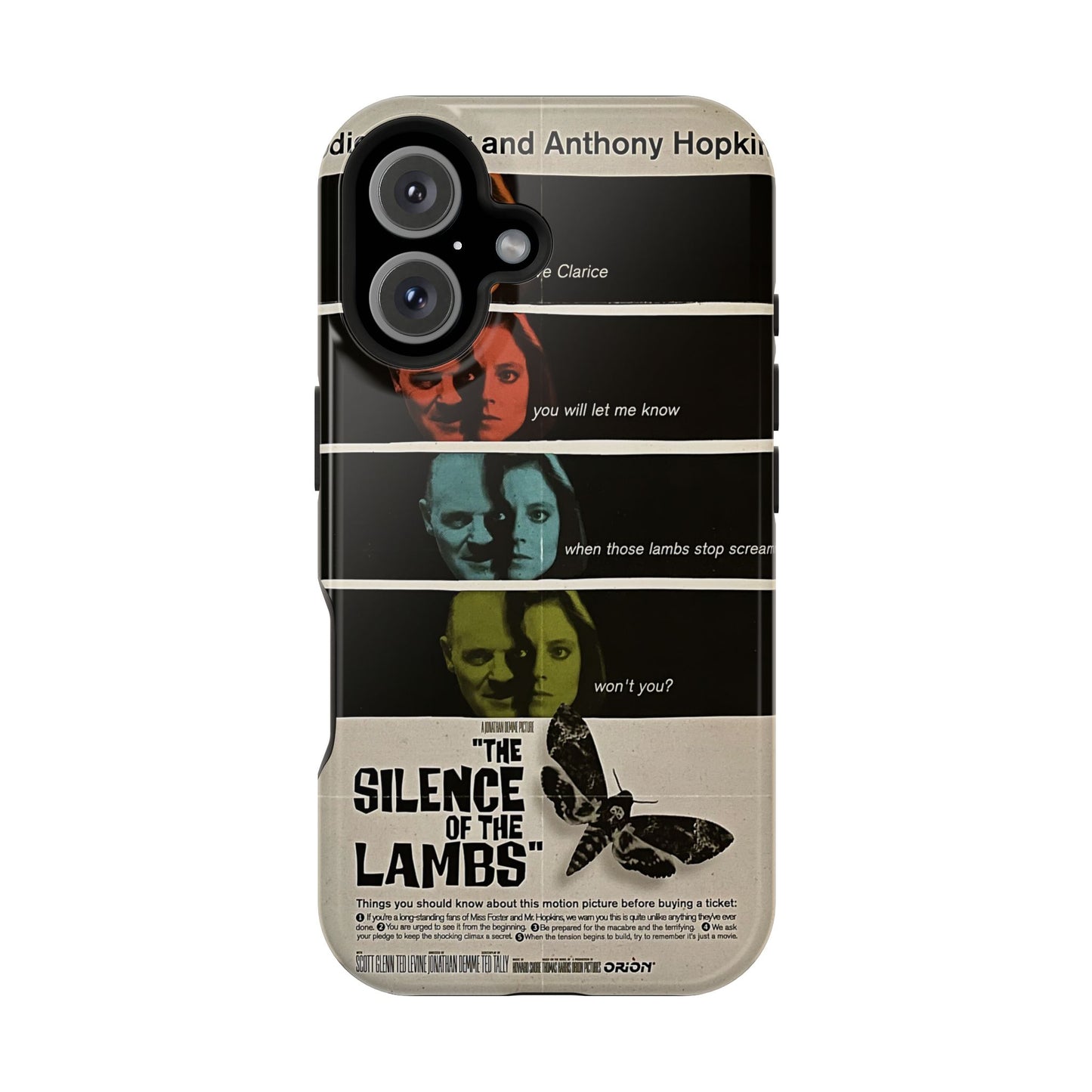 Silence of the Lambs MagSafe® iPhone Tough Case Dual Layer Robust