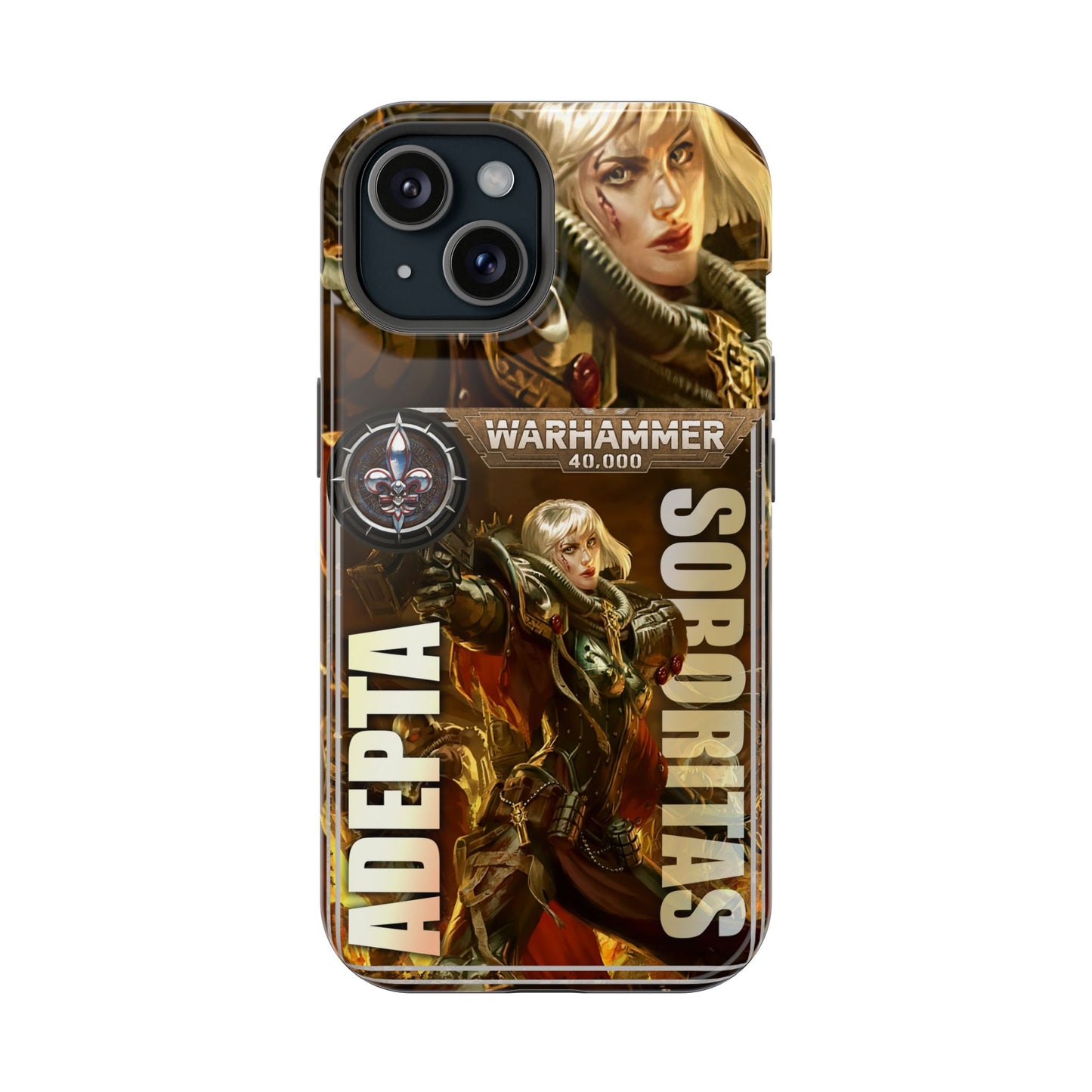 Warhammer Adepta Sororitas MagSafe® iPhone Tough Case Dual Layer Robust