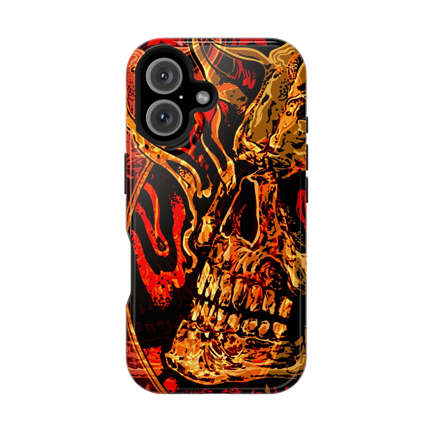 Skull Art MagSafe® iPhone Tough Case Dual Layer Robust