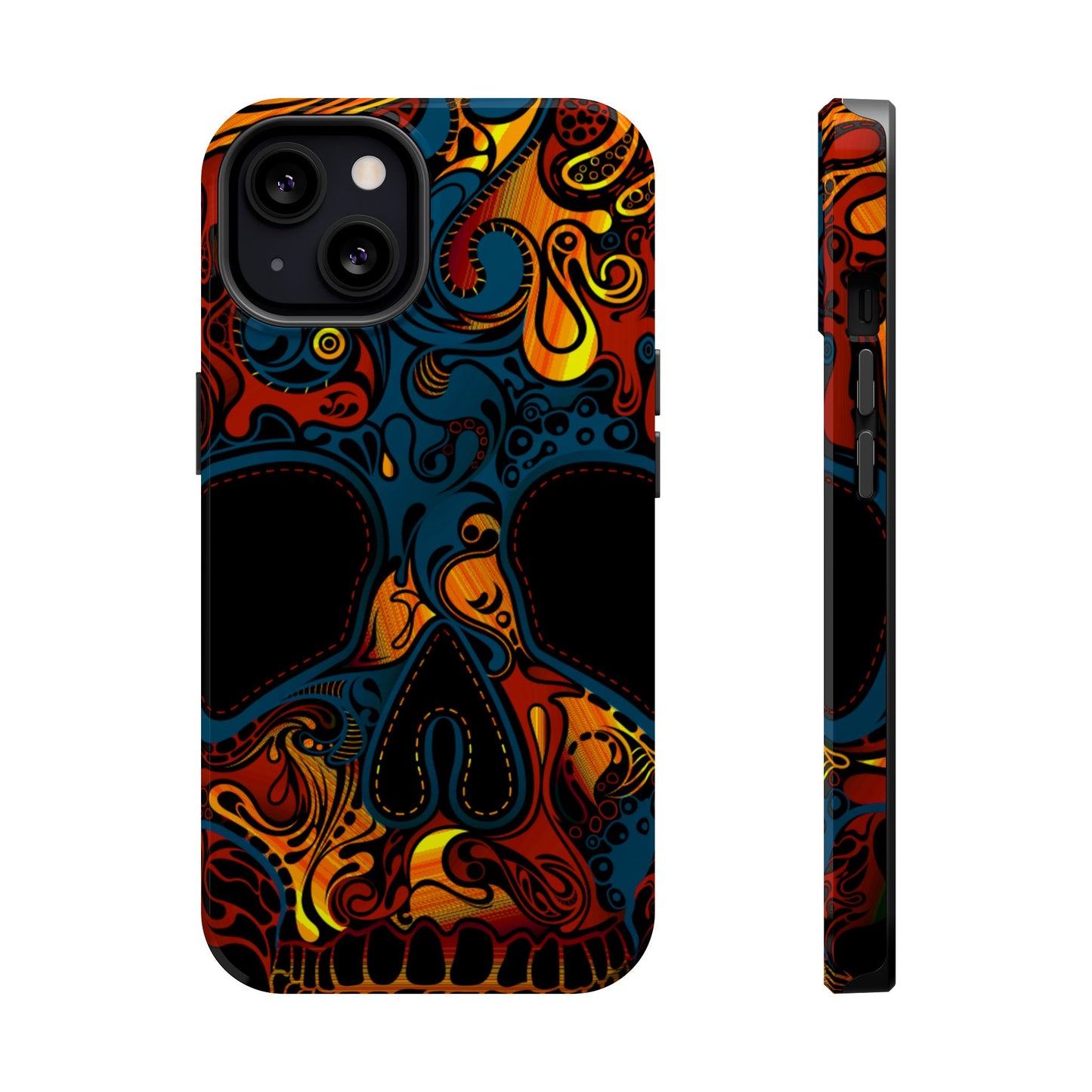 Skull Art MagSafe® iPhone Tough Case Dual Layer Robust