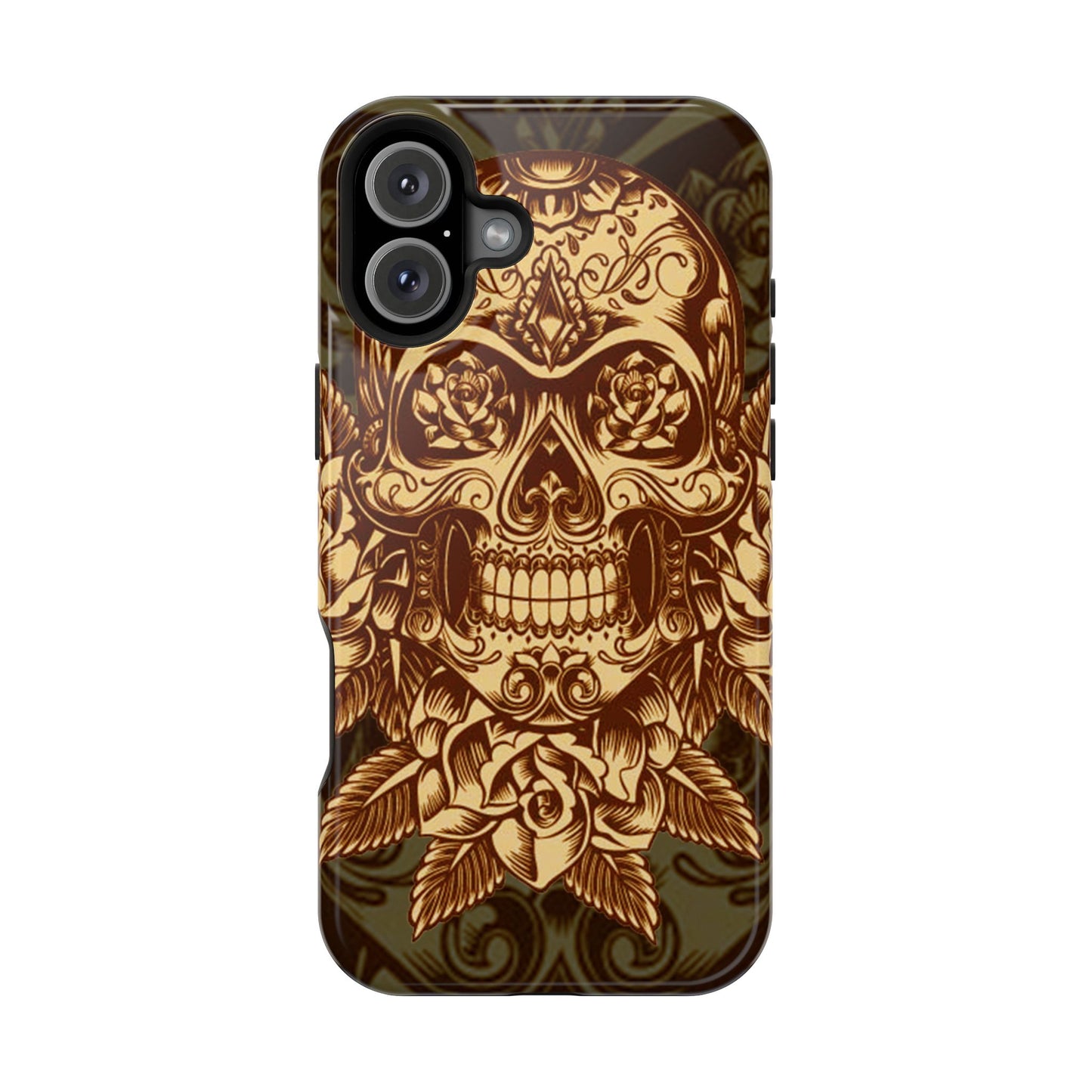 Skull Art MagSafe® iPhone Tough Case Dual Layer Robust