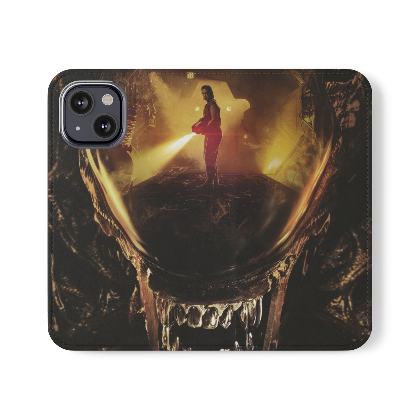 Alien iPhone & Samsung Flip Case | PhoneMags