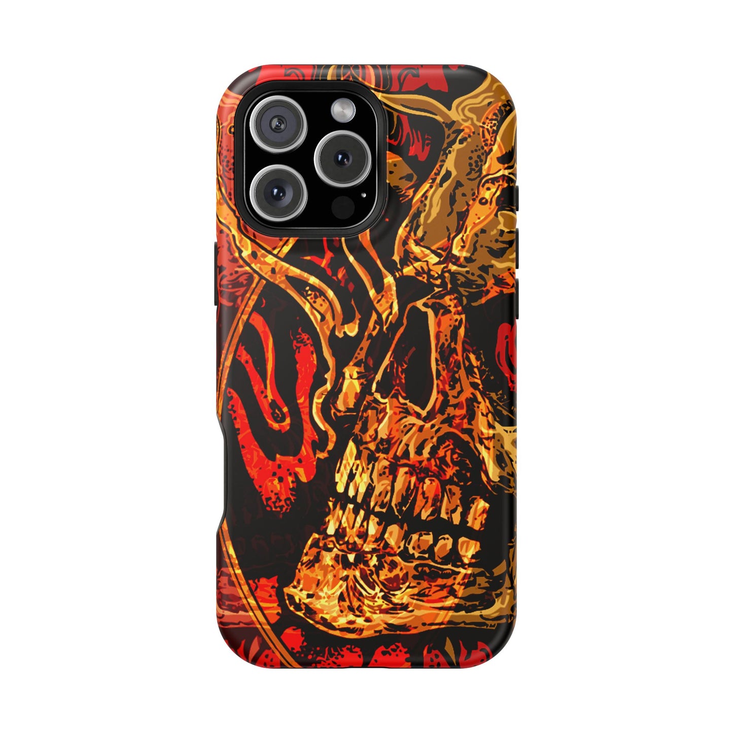 Skull Art MagSafe® iPhone Tough Case Dual Layer Robust