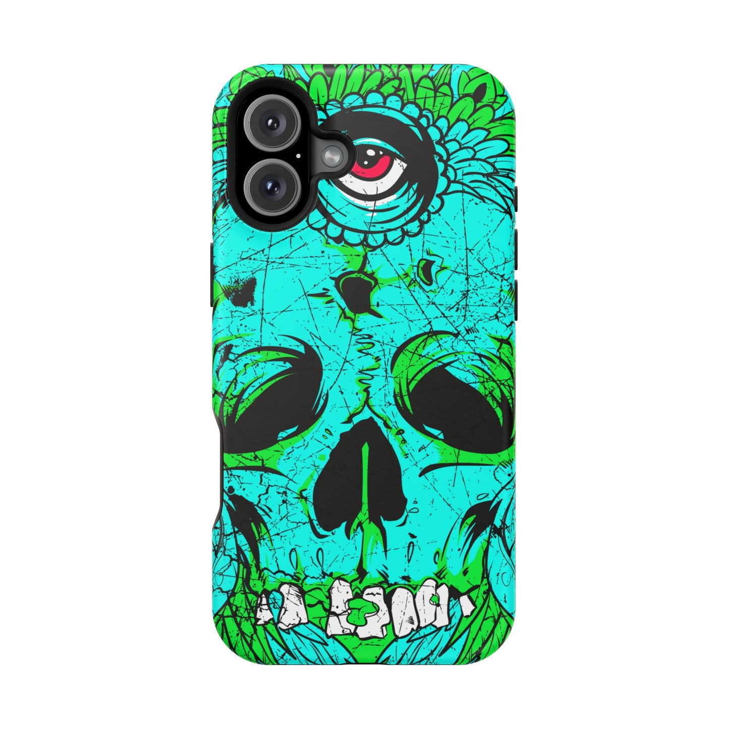 Skull Art MagSafe® iPhone Tough Case Dual Layer Robust