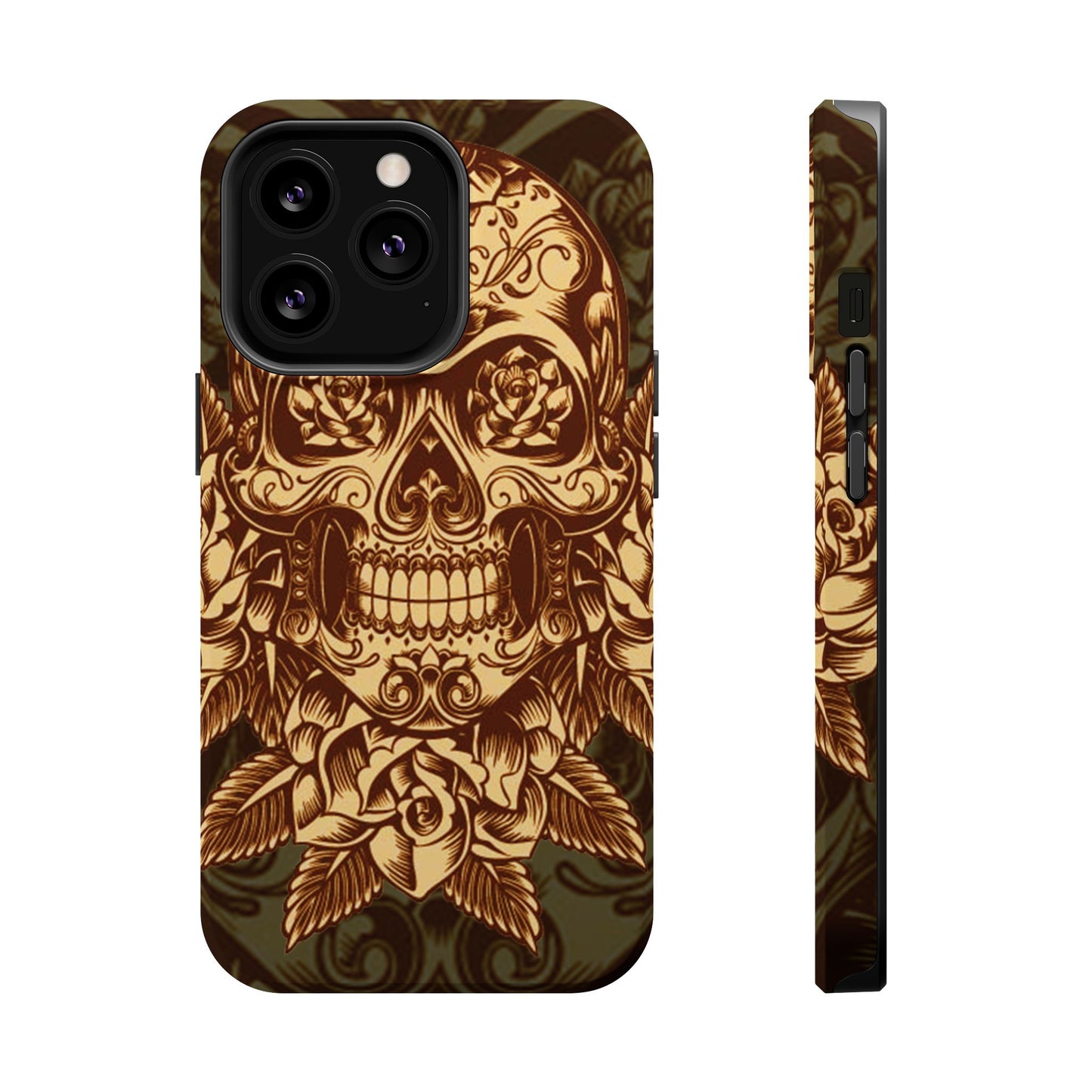 Skull Art MagSafe® iPhone Tough Case Dual Layer Robust