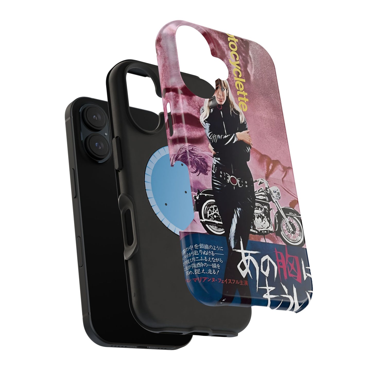 Girl on a Motorcycle MagSafe® iPhone Tough Case Dual Layer Robust