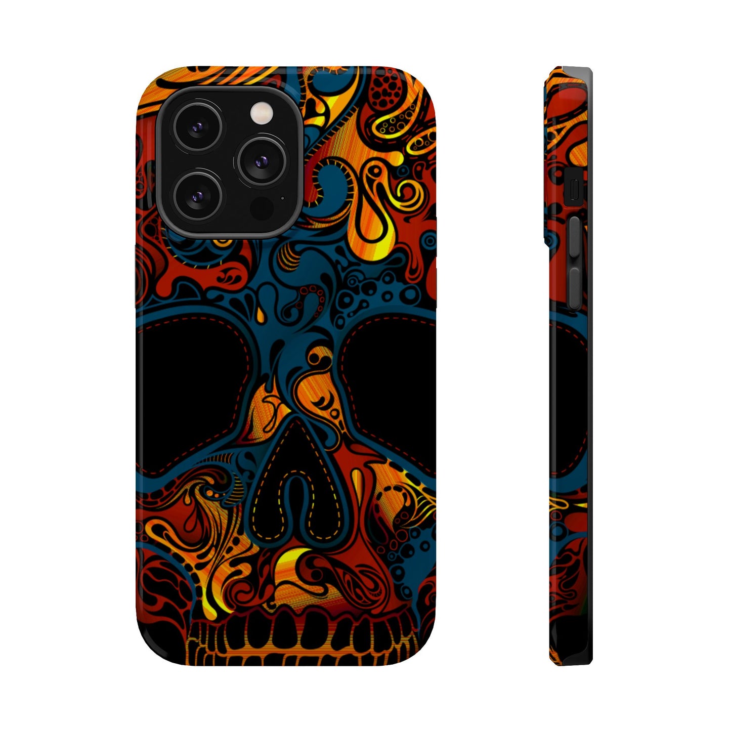 Skull Art MagSafe® iPhone Tough Case Dual Layer Robust