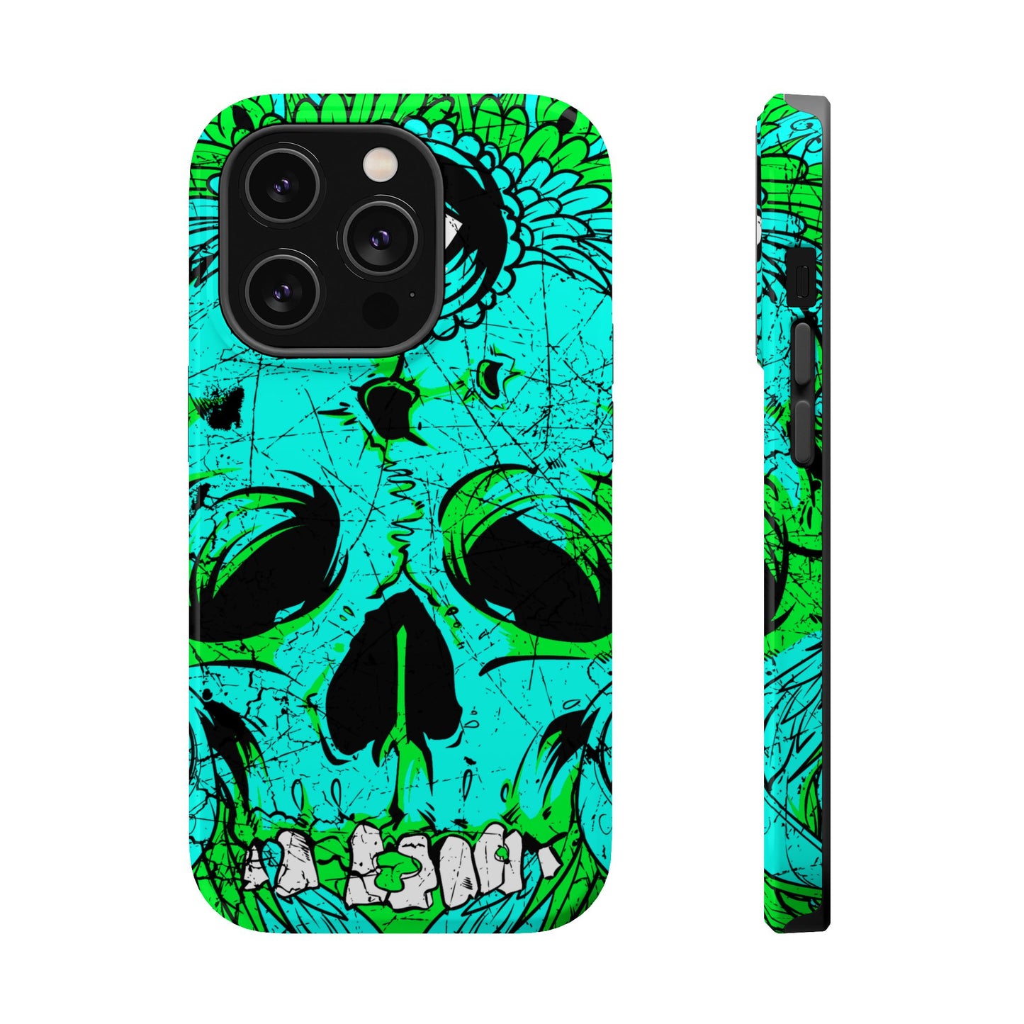 Skull Art MagSafe® iPhone Tough Case Dual Layer Robust