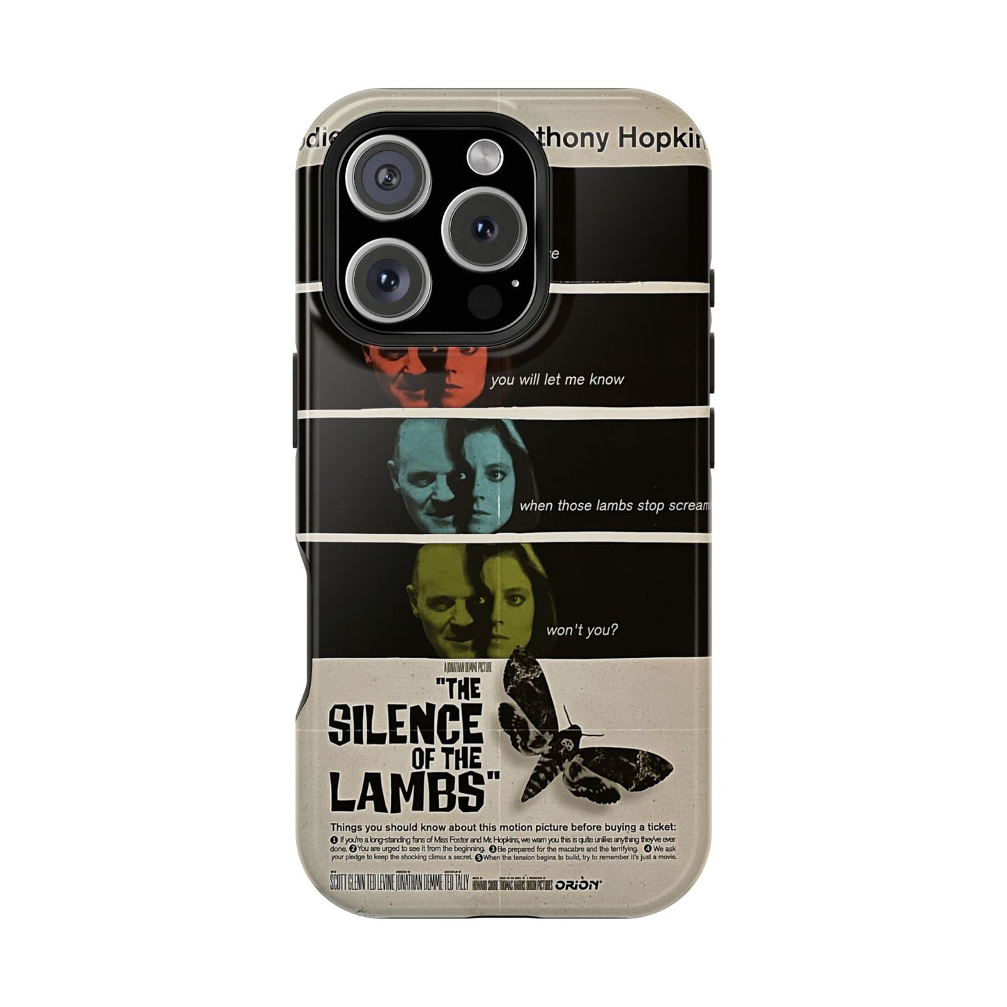 Silence of the Lambs MagSafe® iPhone Tough Case Dual Layer Robust