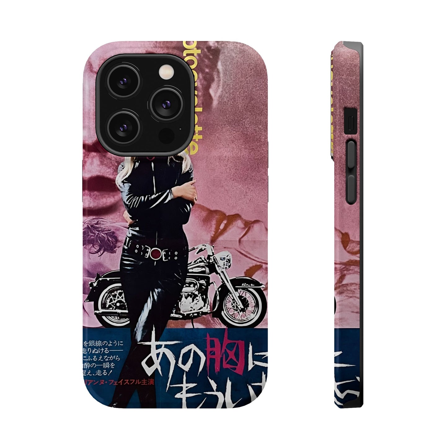 Girl on a Motorcycle MagSafe® iPhone Tough Case Dual Layer Robust