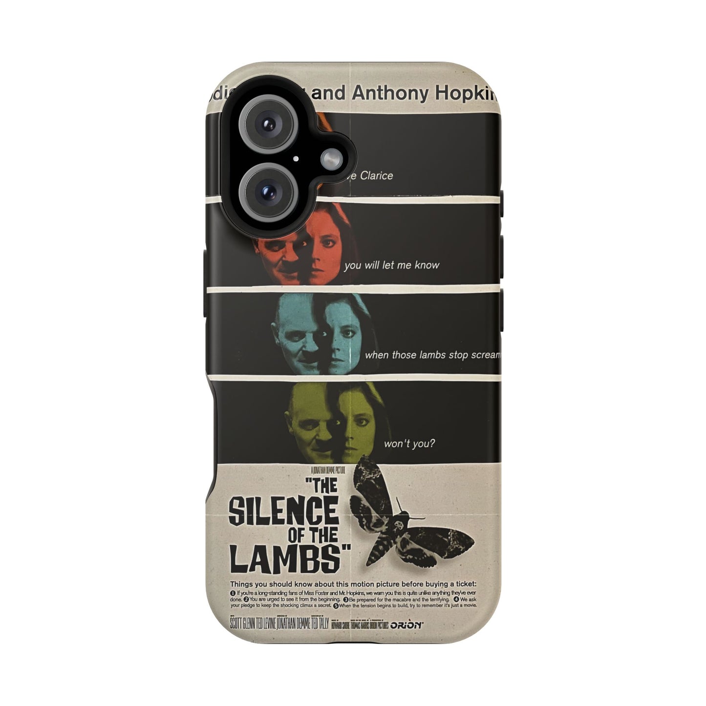 Silence of the Lambs MagSafe® iPhone Tough Case Dual Layer Robust