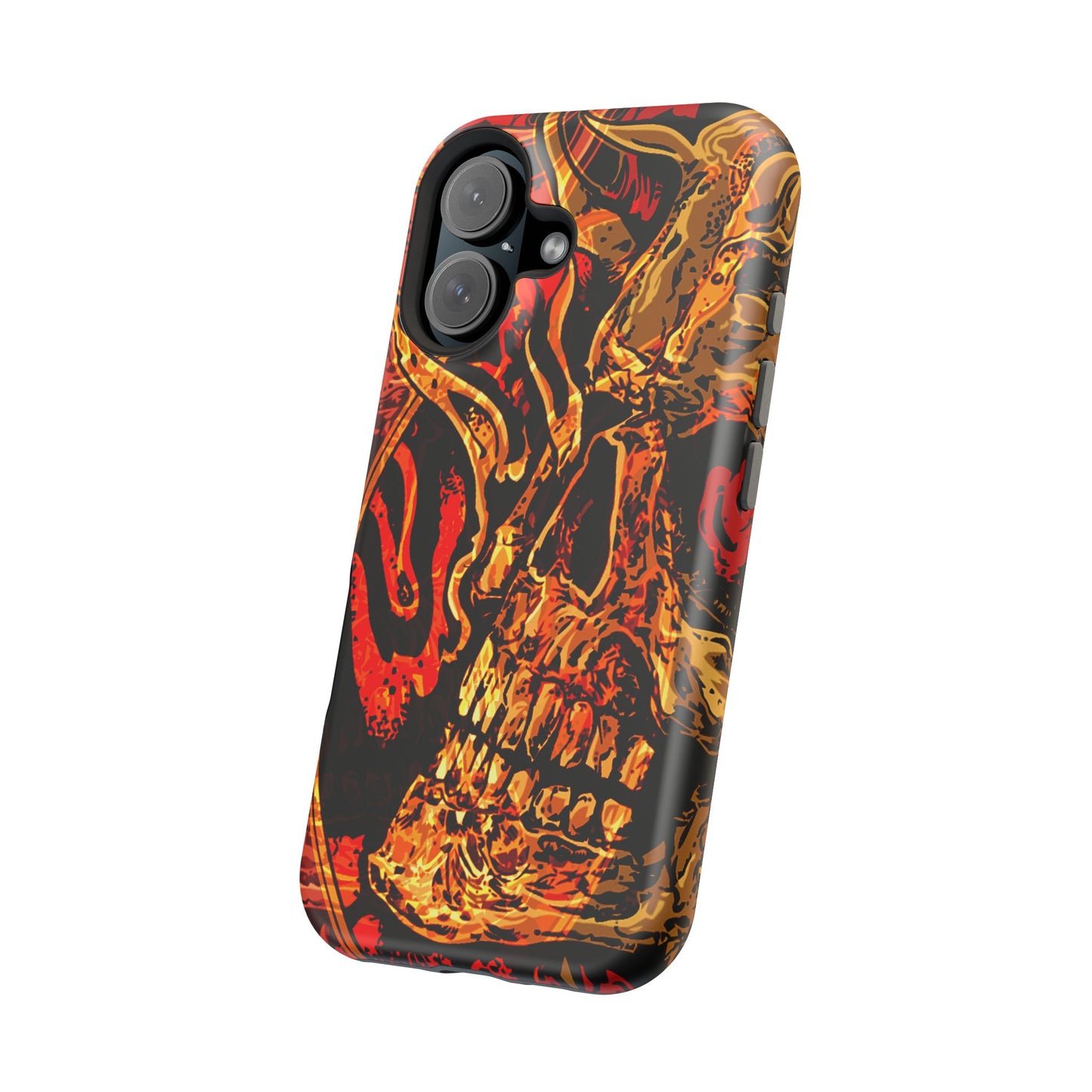 Skull Art MagSafe® iPhone Tough Case Dual Layer Robust