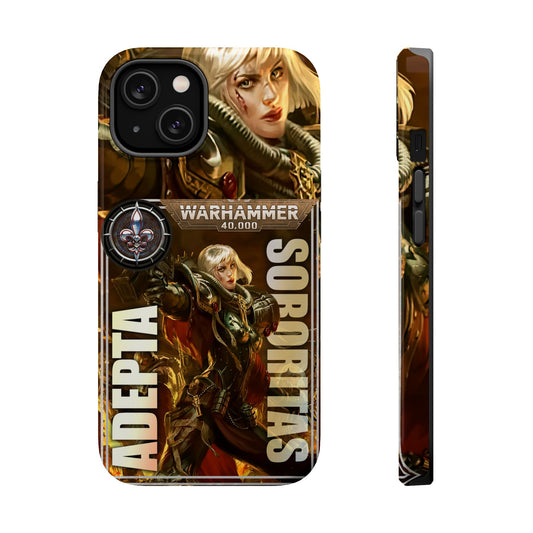 Warhammer Adepta Sororitas MagSafe® iPhone Tough Case Dual Layer Robust