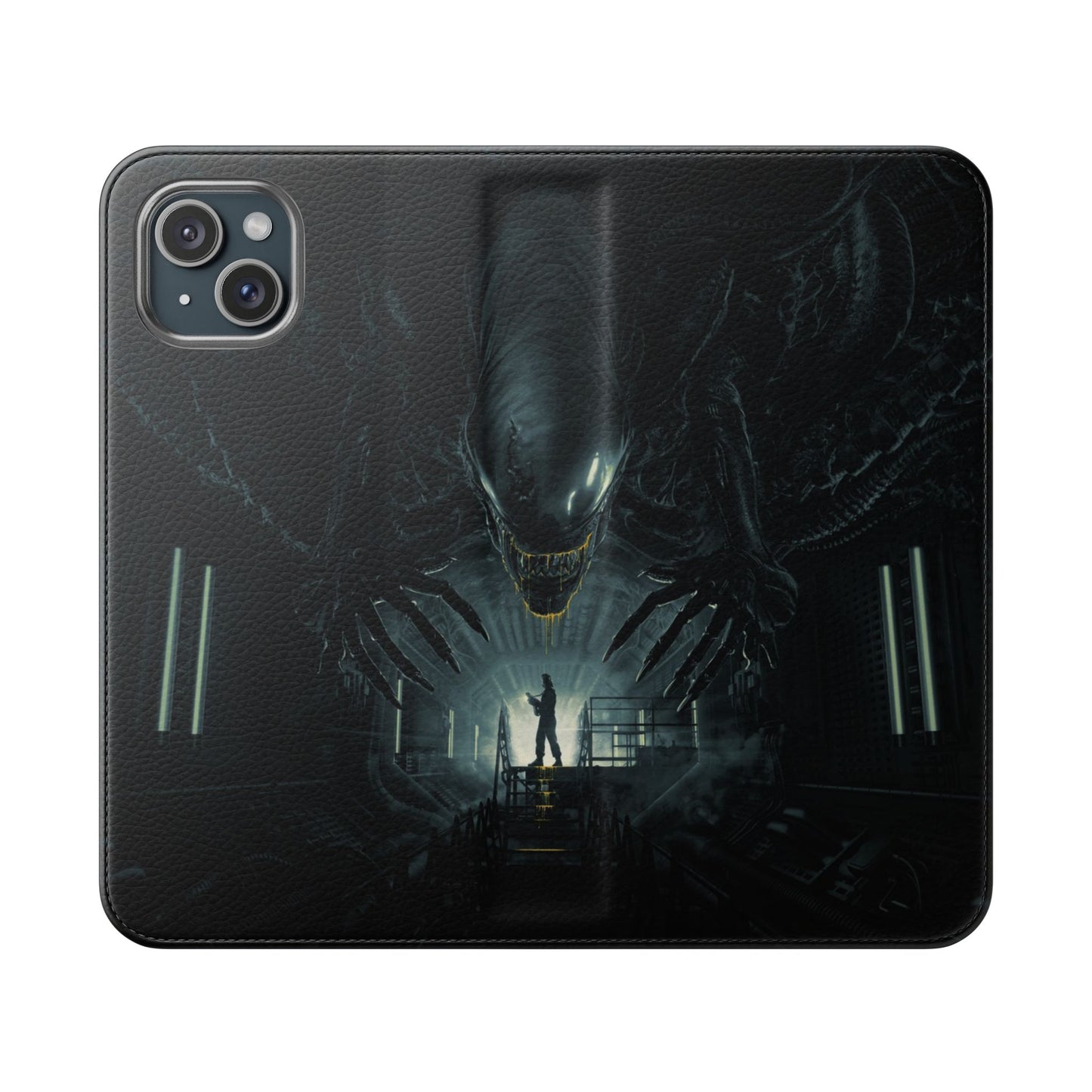 Alien iPhone & Samsung Flip Case