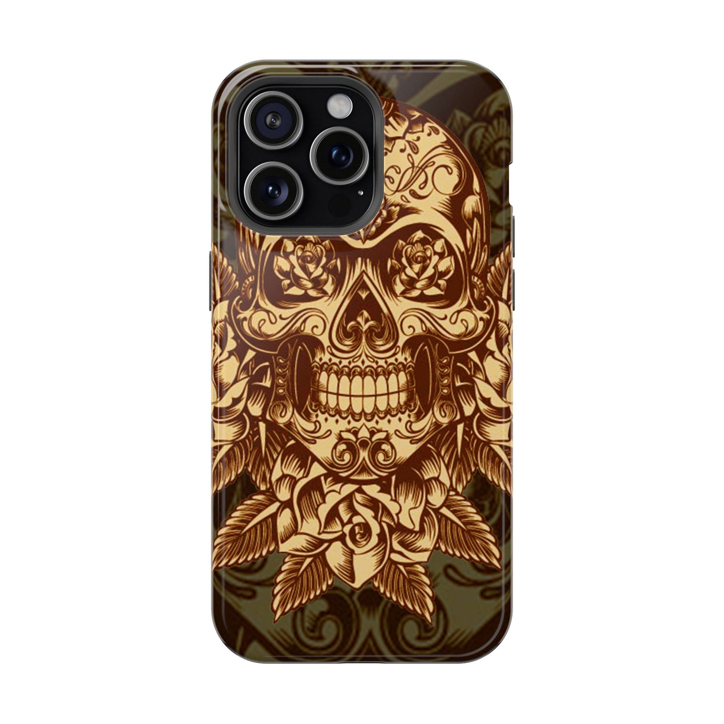 Skull Art MagSafe® iPhone Tough Case Dual Layer Robust